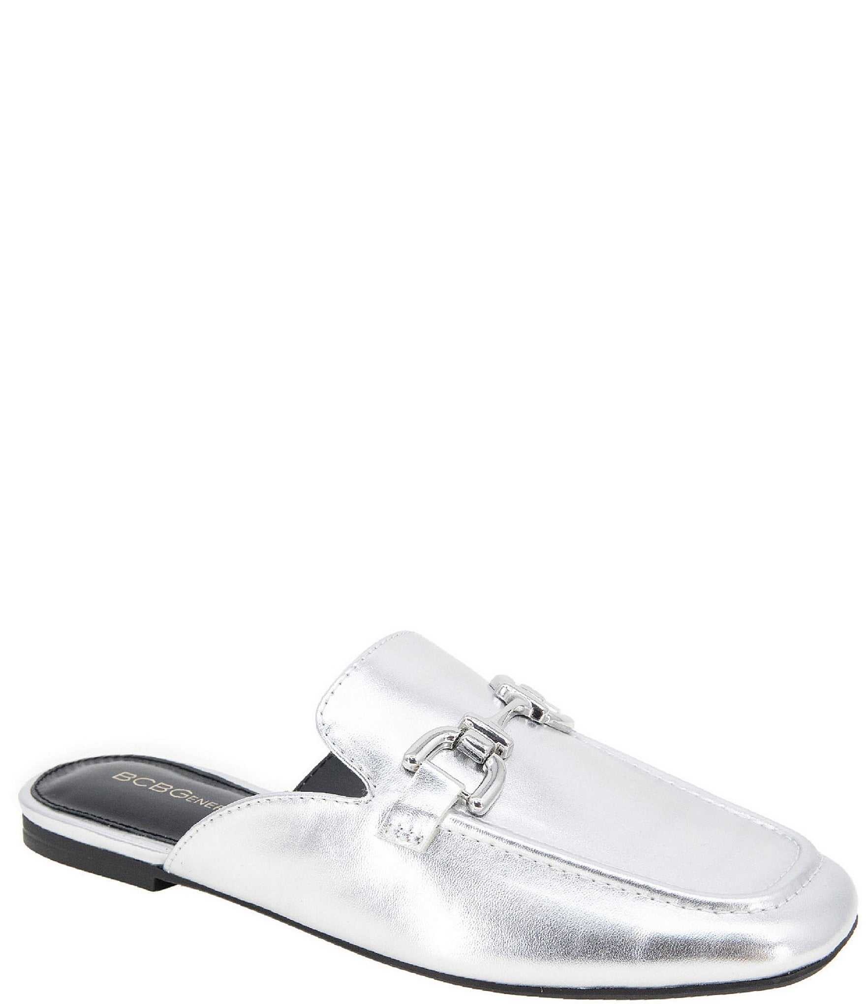 BCBGeneration Pendall Metallic Bit Buckle Mules