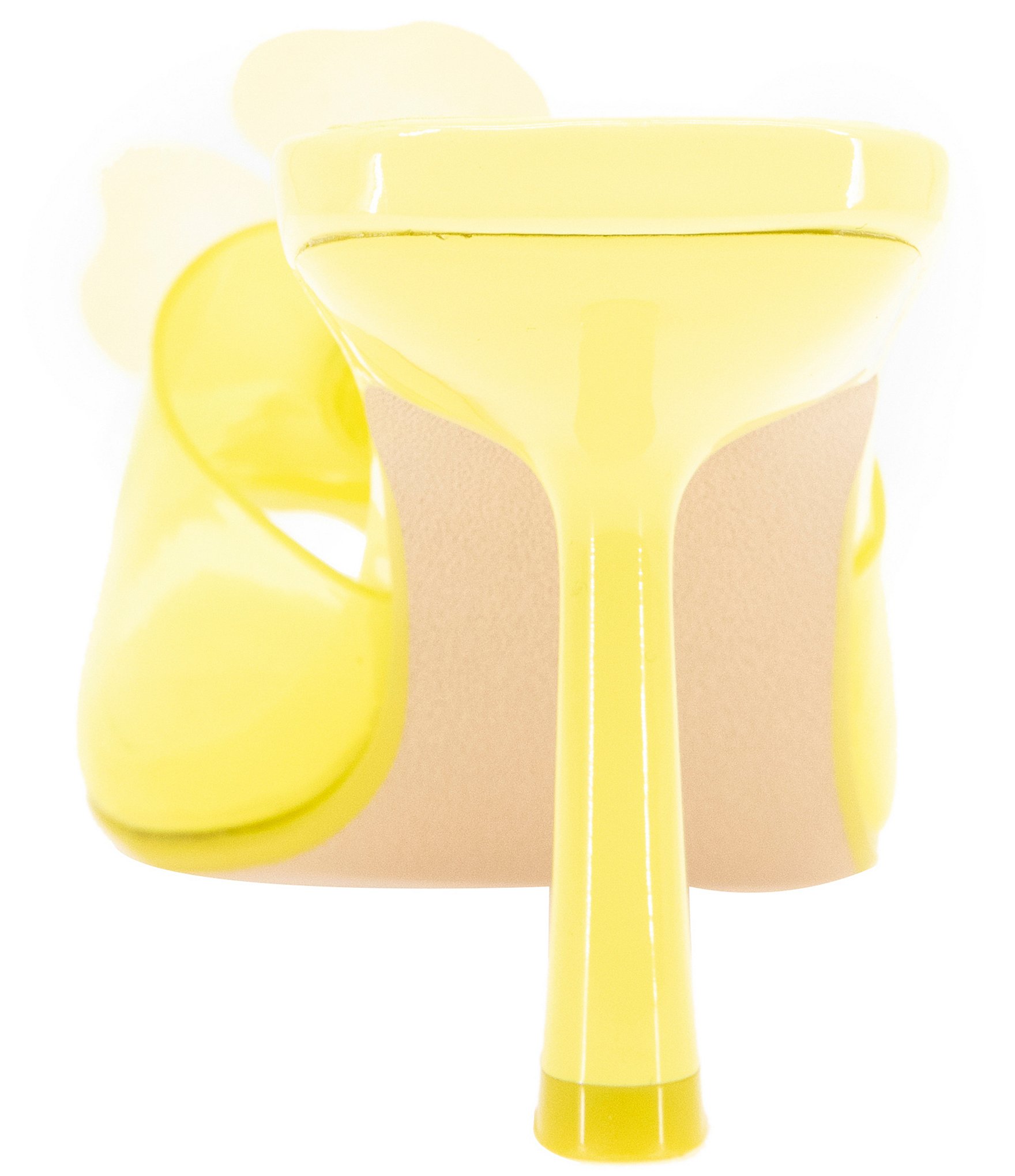 BCBGeneration Remani Vinyl Flower Ornament Slide Sandals