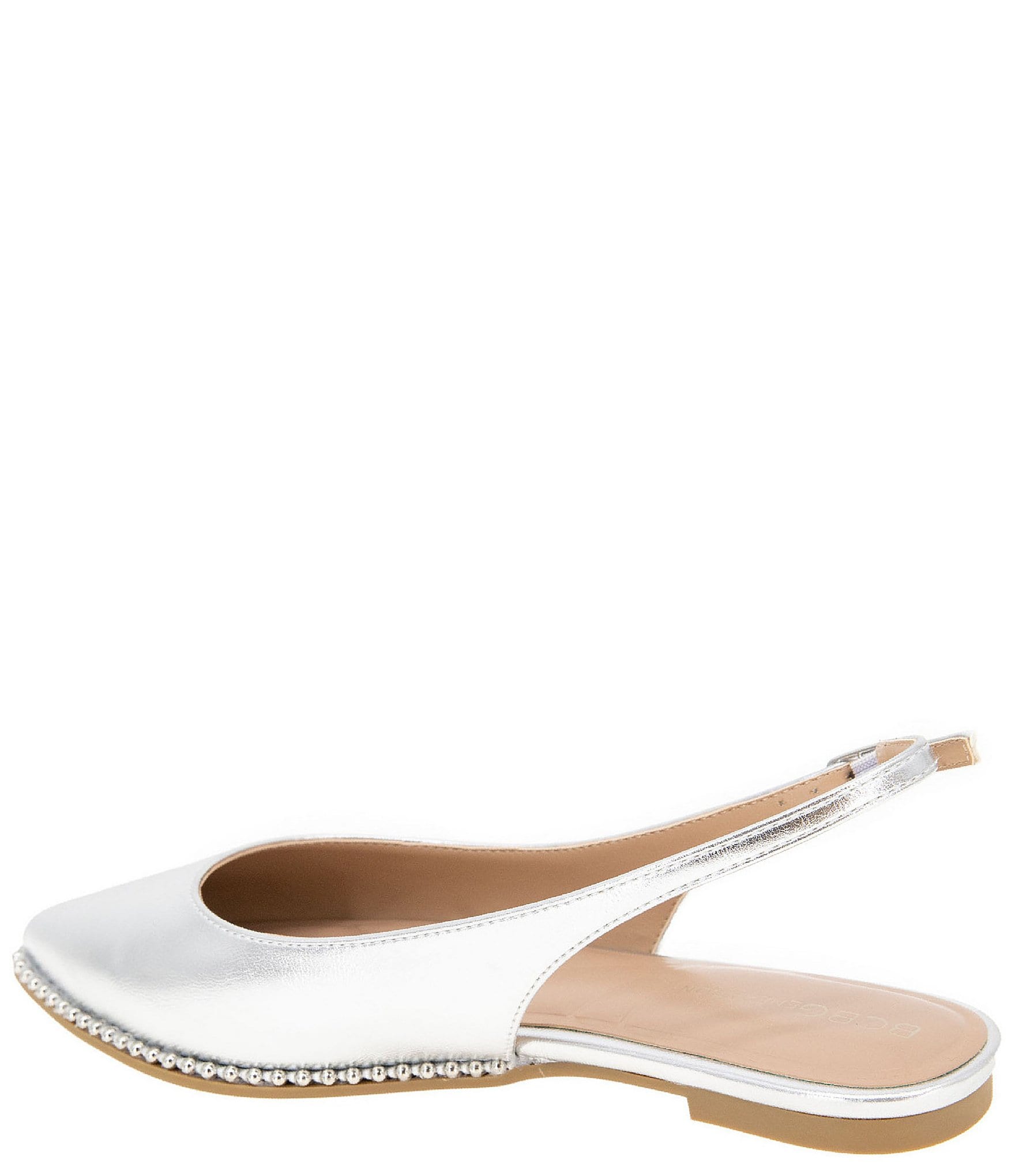 BCBGeneration Valerie Metallic Slingback Flats