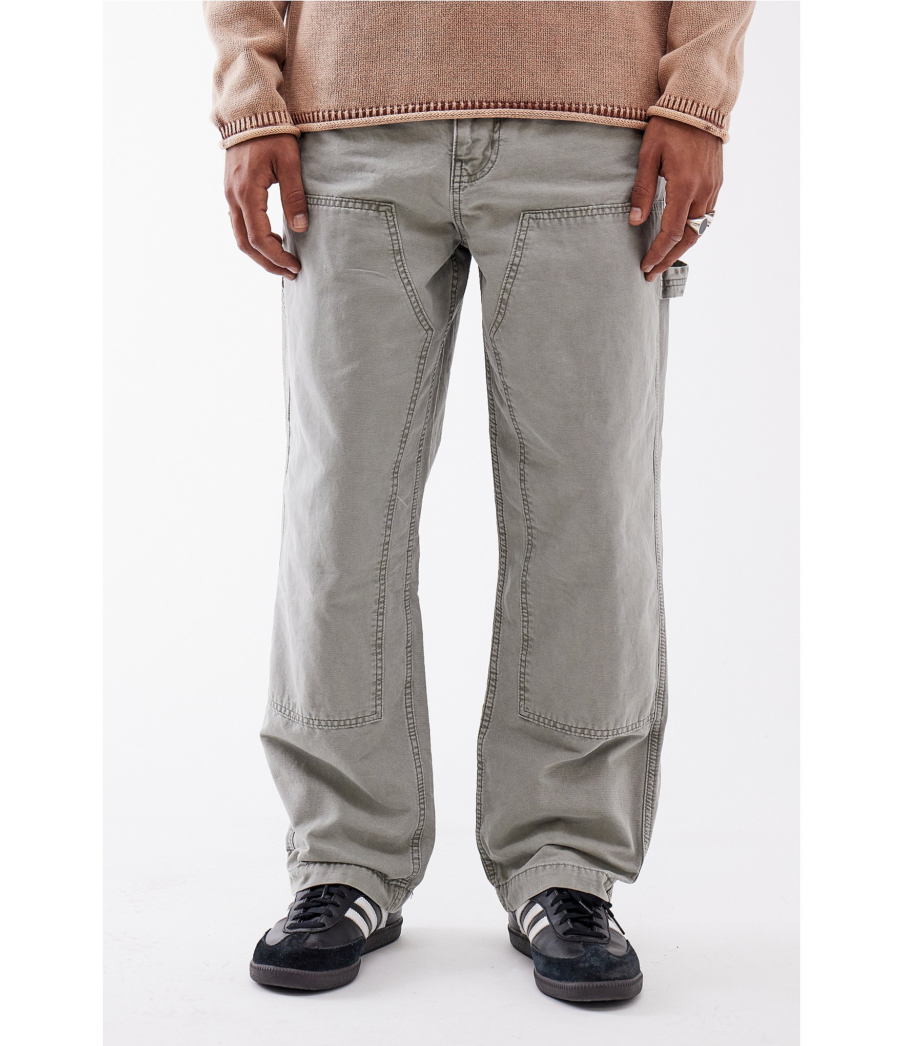 BDG Urban Outfitter Relaxed-Fit Straight-Leg Woven Carpenter Pants ...