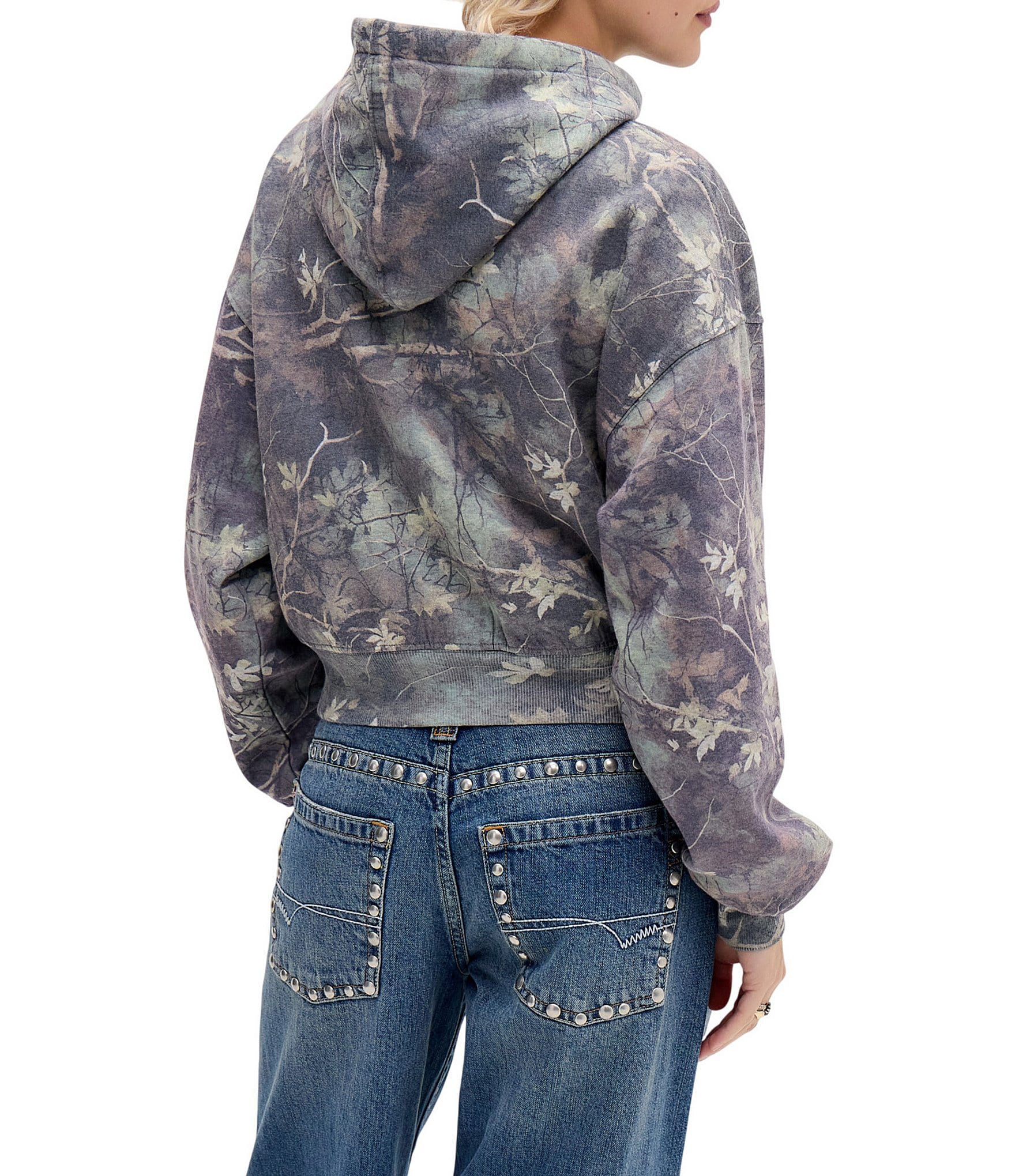 BDG Urban Outfitters Camo Zip Hoodie Jacket