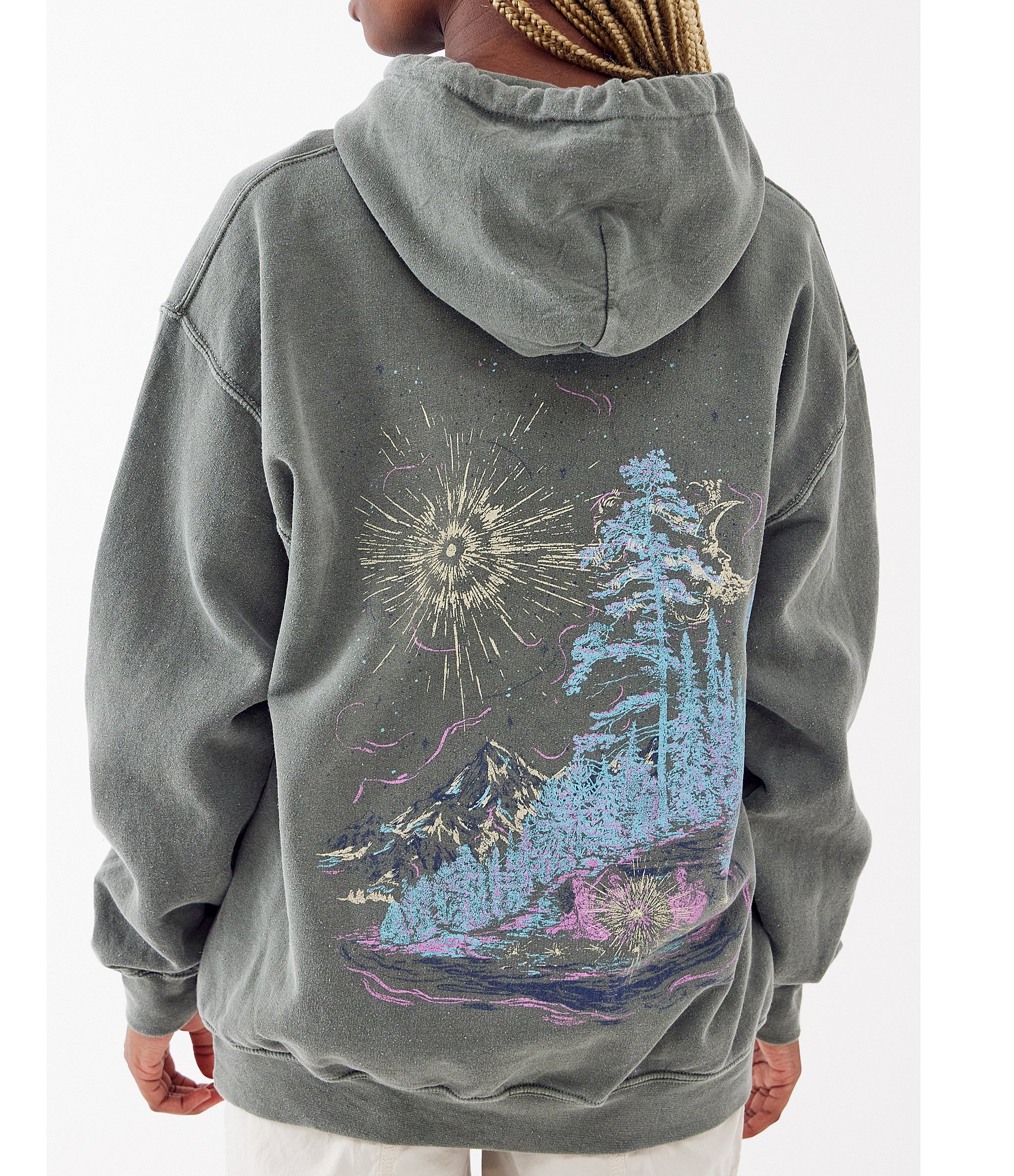 BDG Urban Outfitters Casting Circle Graphic Hoodie | Dillard's