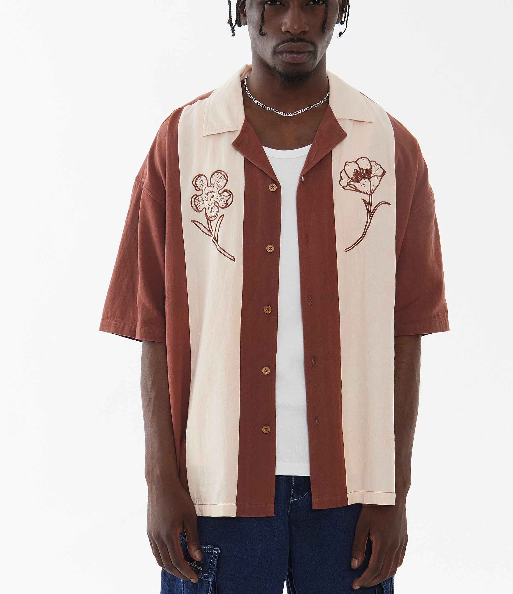 BDG Urban Outfitters Embroidered Button-Down Shirt | Dillard's