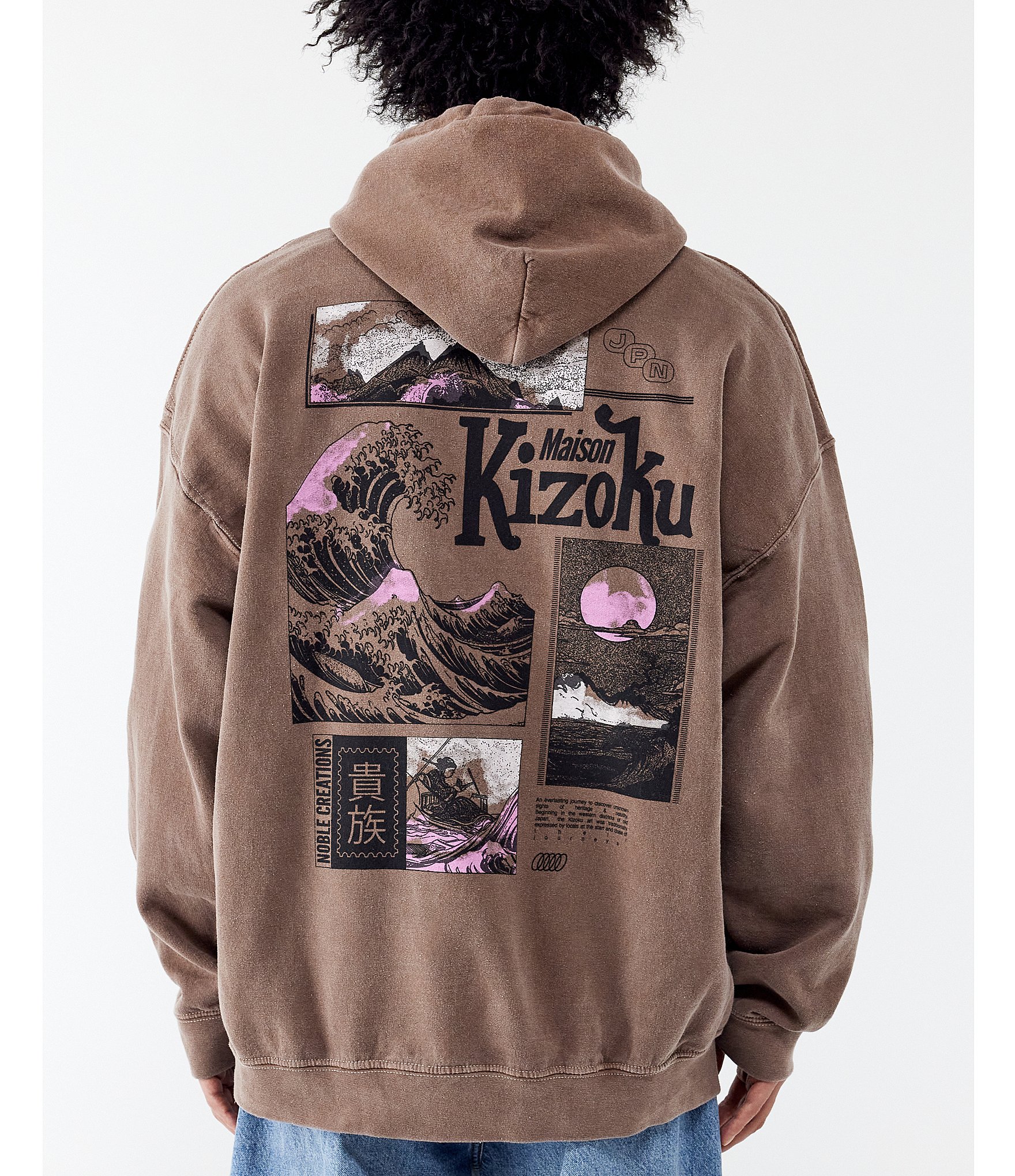 BDG Urban Outfitters Kizoku Graphic Fleece Hoodie