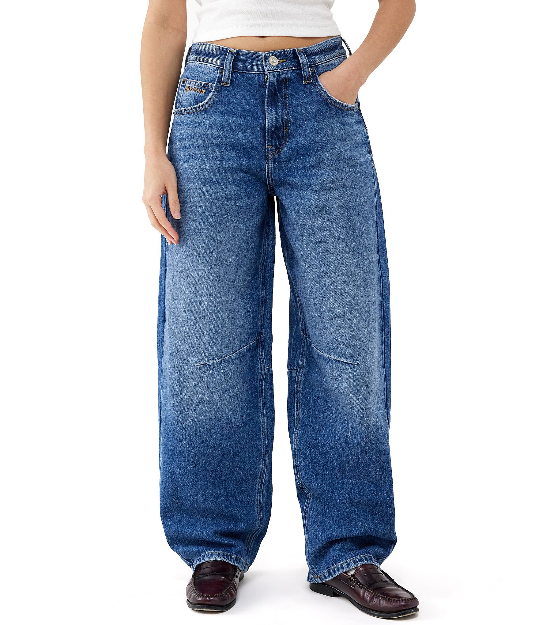 BDG Urban Outfitters Logan Dallas Mid Rise 5-Pocket Jeans