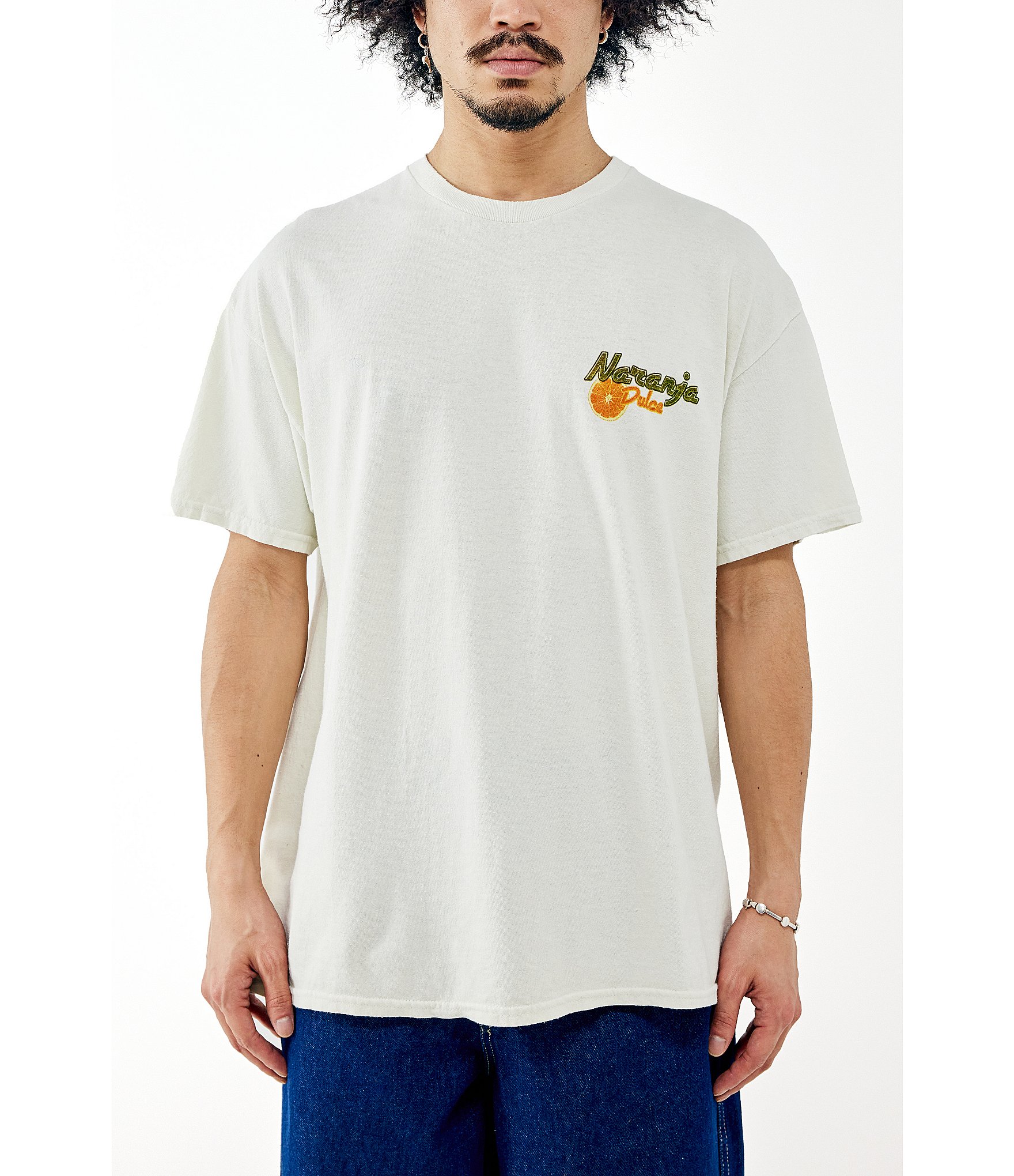 BDG Urban Outfitters Naranja Juice Short Sleeve Graphic T-Shirt