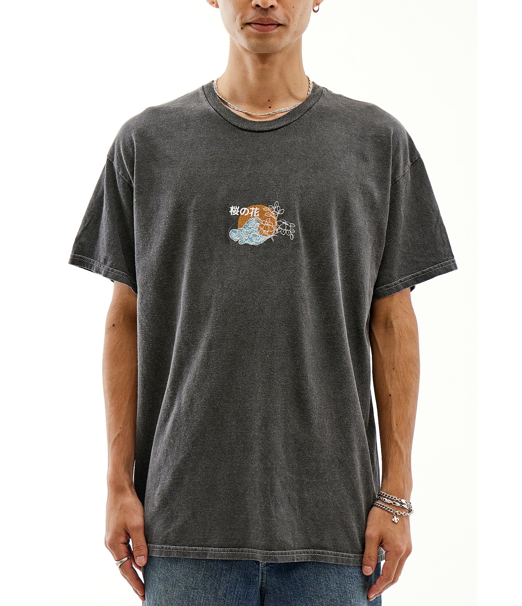 BDG Urban Outfitters Short Sleeve Japanic Stitch T-Shirt | Dillard's