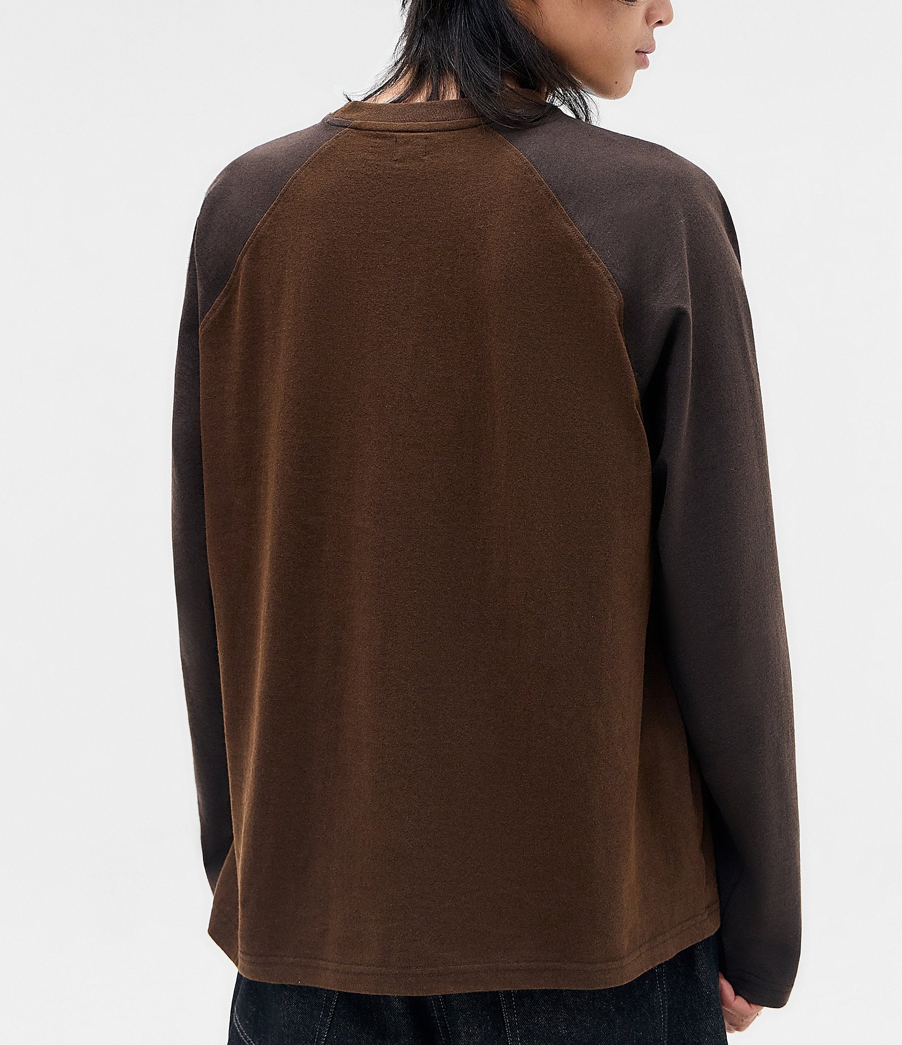 BDG Urban Outfitters Solid Knit Raglan Sleeve Pullover