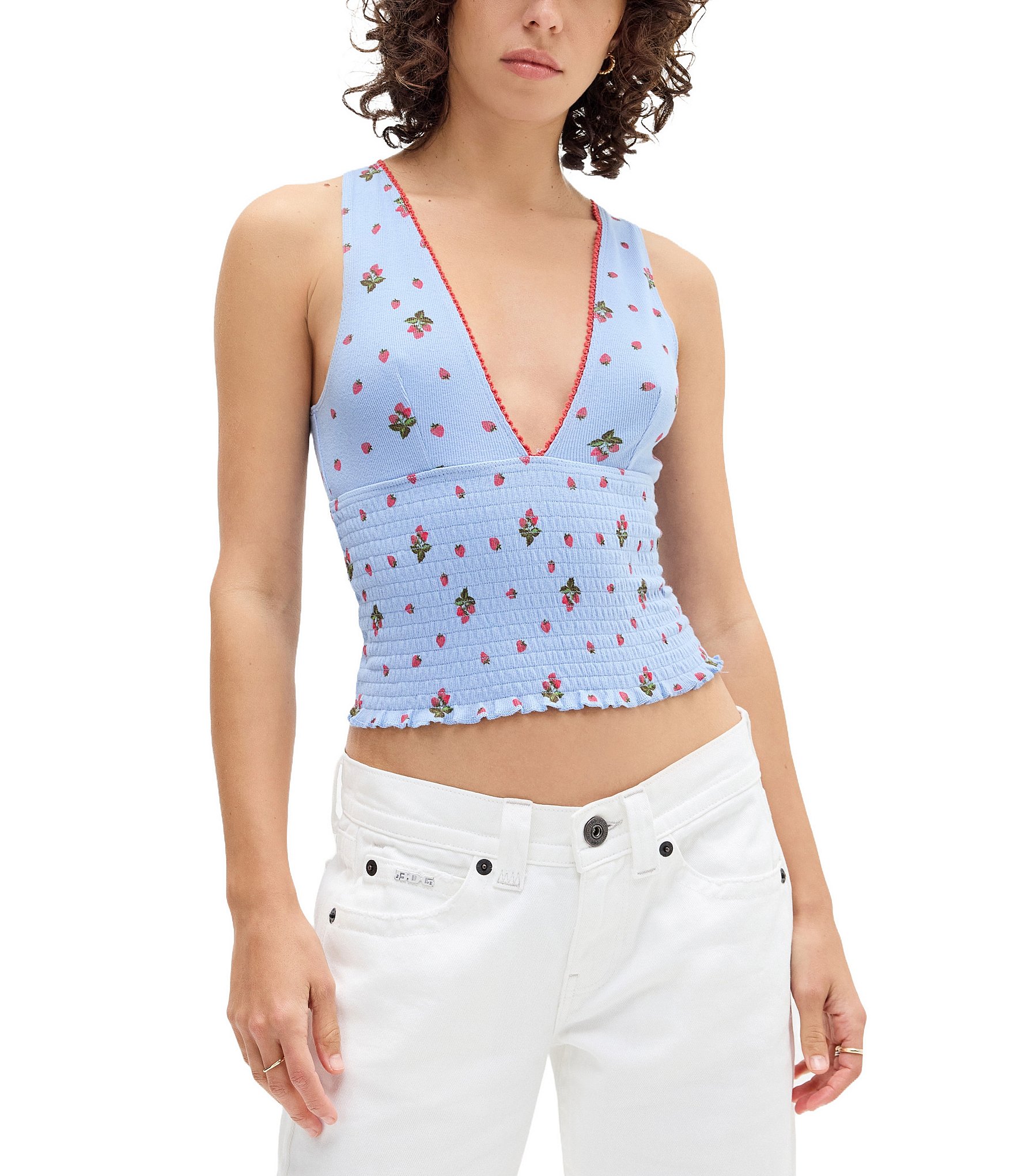 BDG Urban Outfitters Verity Printed Tank Top