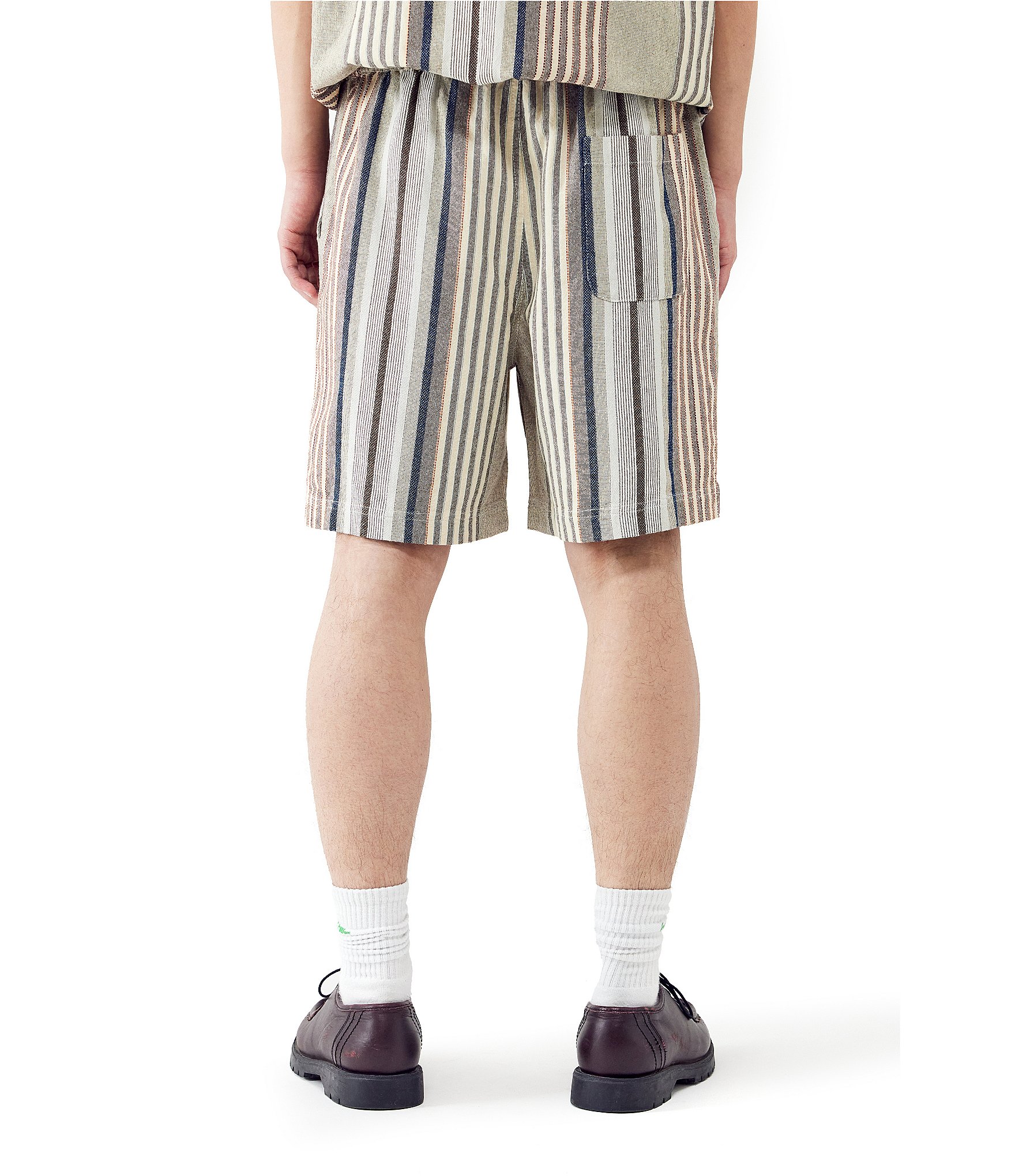 BDG Urban Outfitters Woven Stripe Pull On Shorts