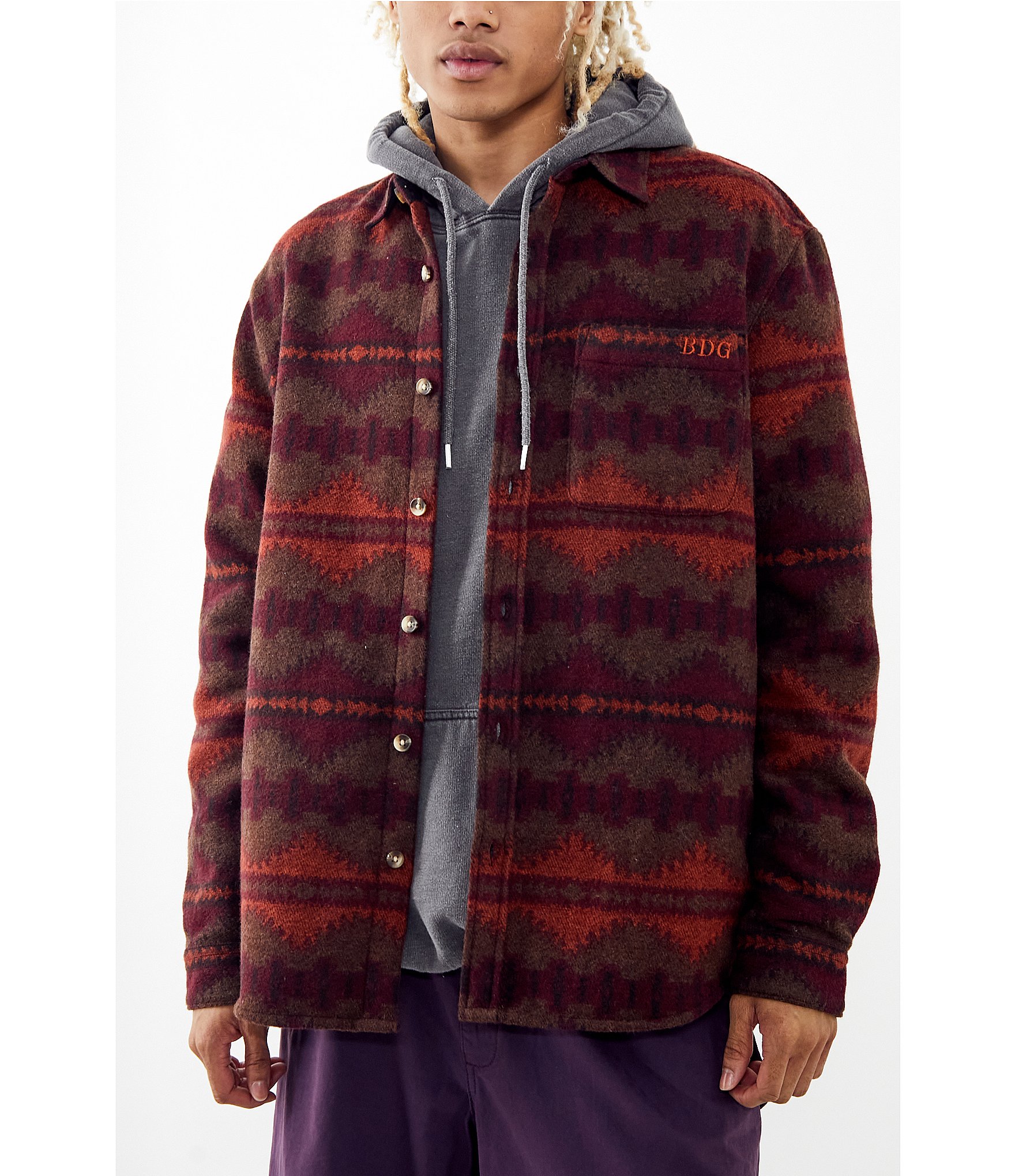 BDG Blanket Lined Shirt Jacket  Urban Outfitters Japan - Clothing
