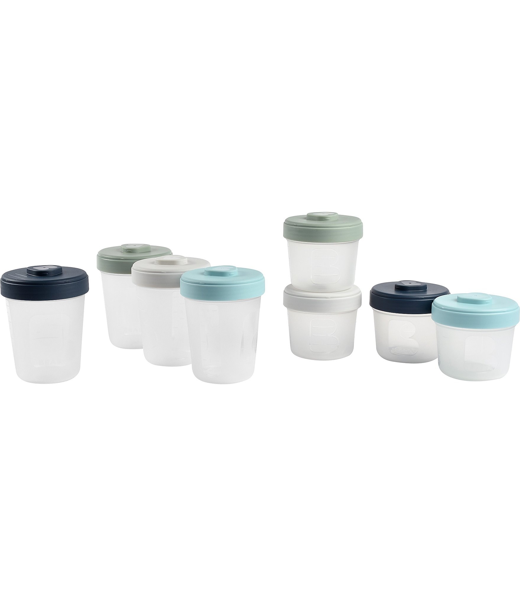 BEABA Baby Food Clip Containers Set of 8 - Large