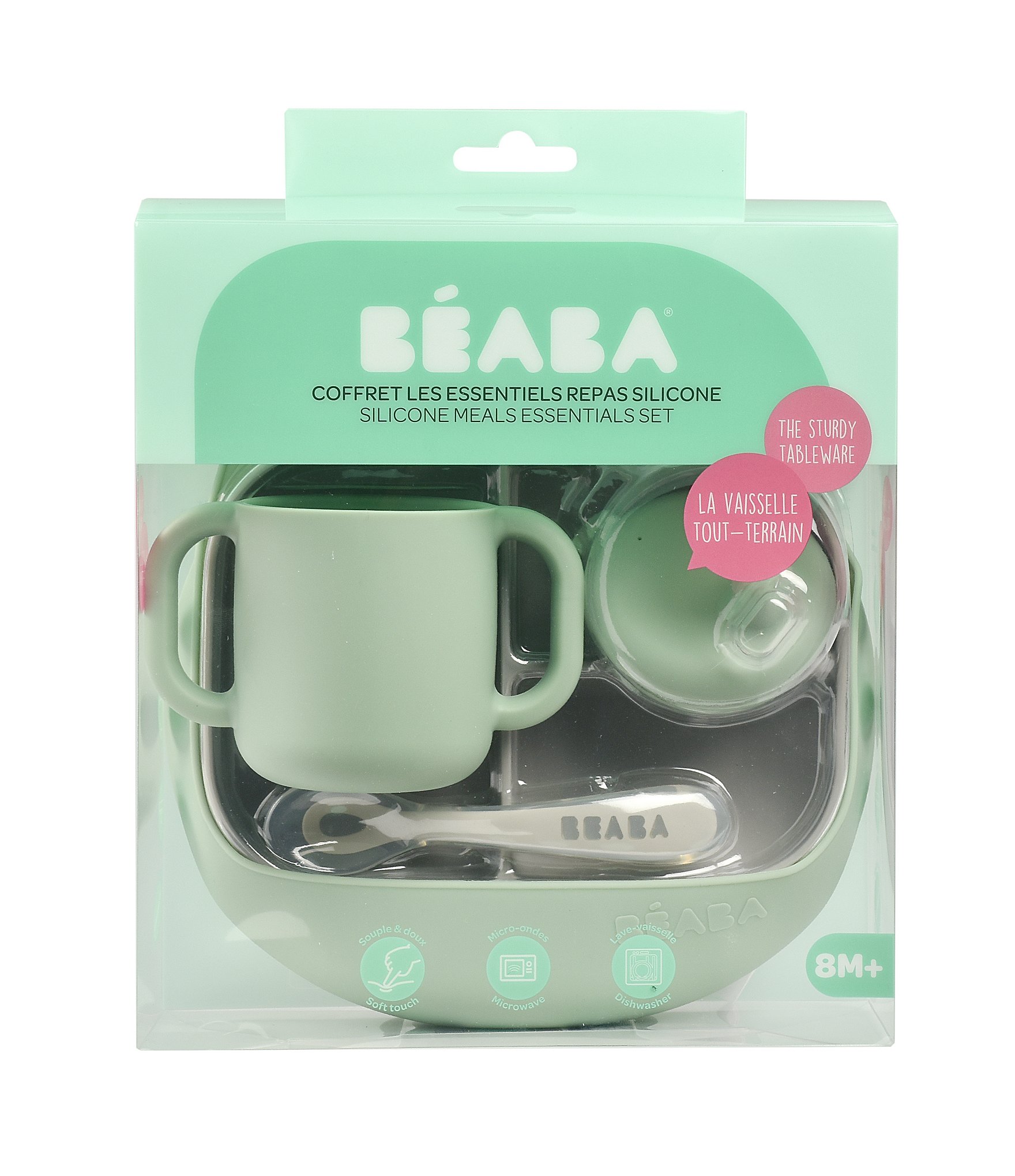 Beaba Essentials Silicone 4-Piece Meal Set