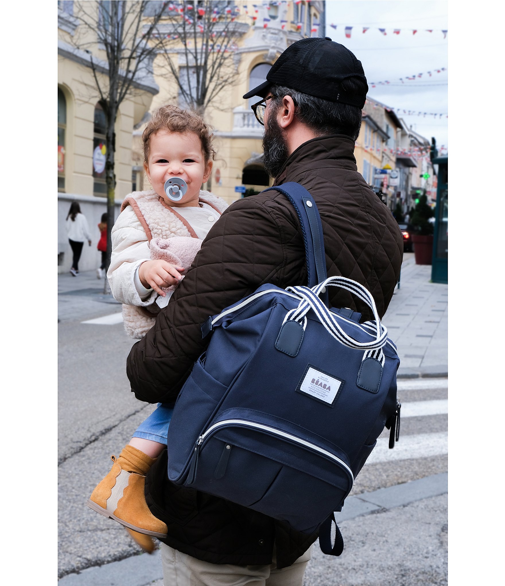 BEABA Water Resistant Wellington Backpack Diaper Bag