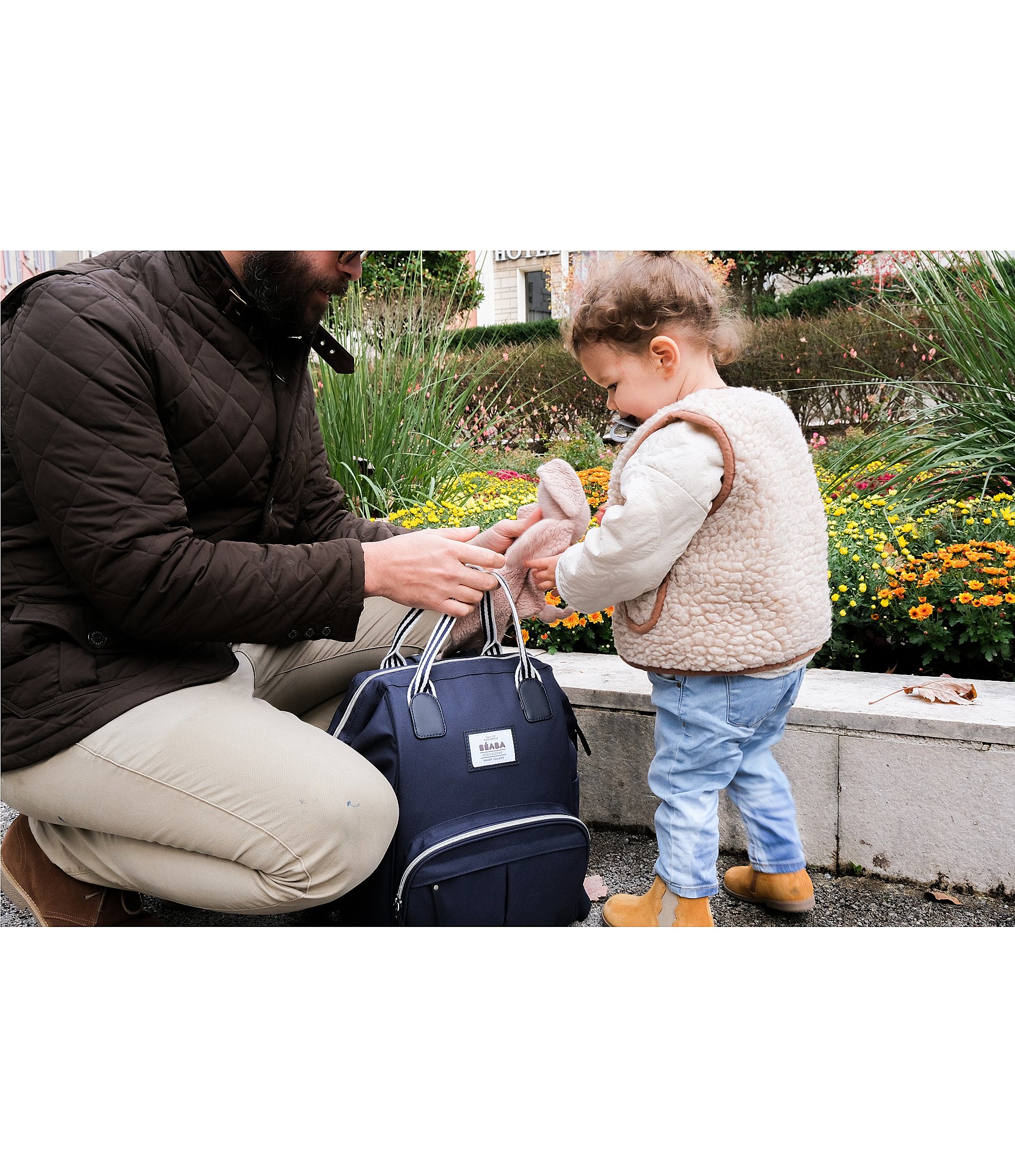 BEABA Water Resistant Wellington Backpack Diaper Bag