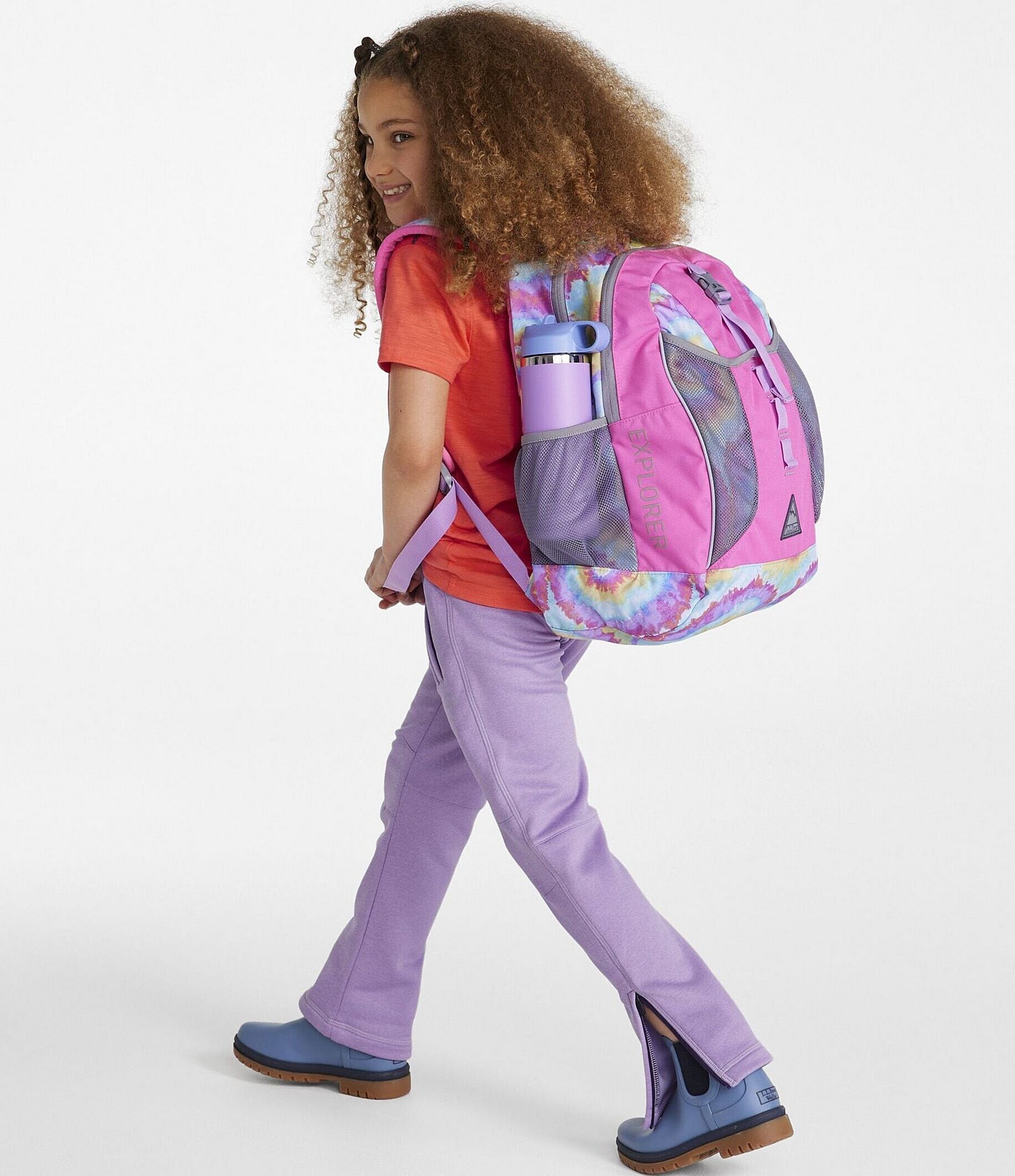 Bean's Multi Tie Dye Print Explorer Backpack, 25L