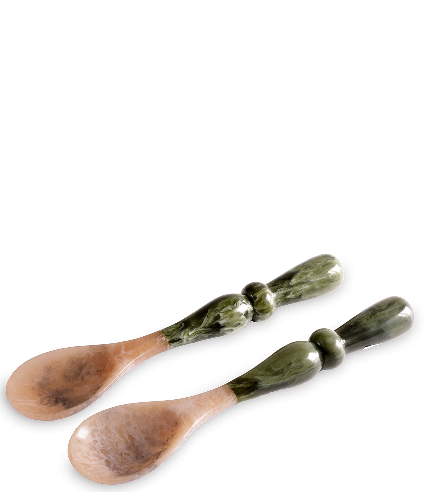 Beatriz Ball Resin Malachite Salad Servers