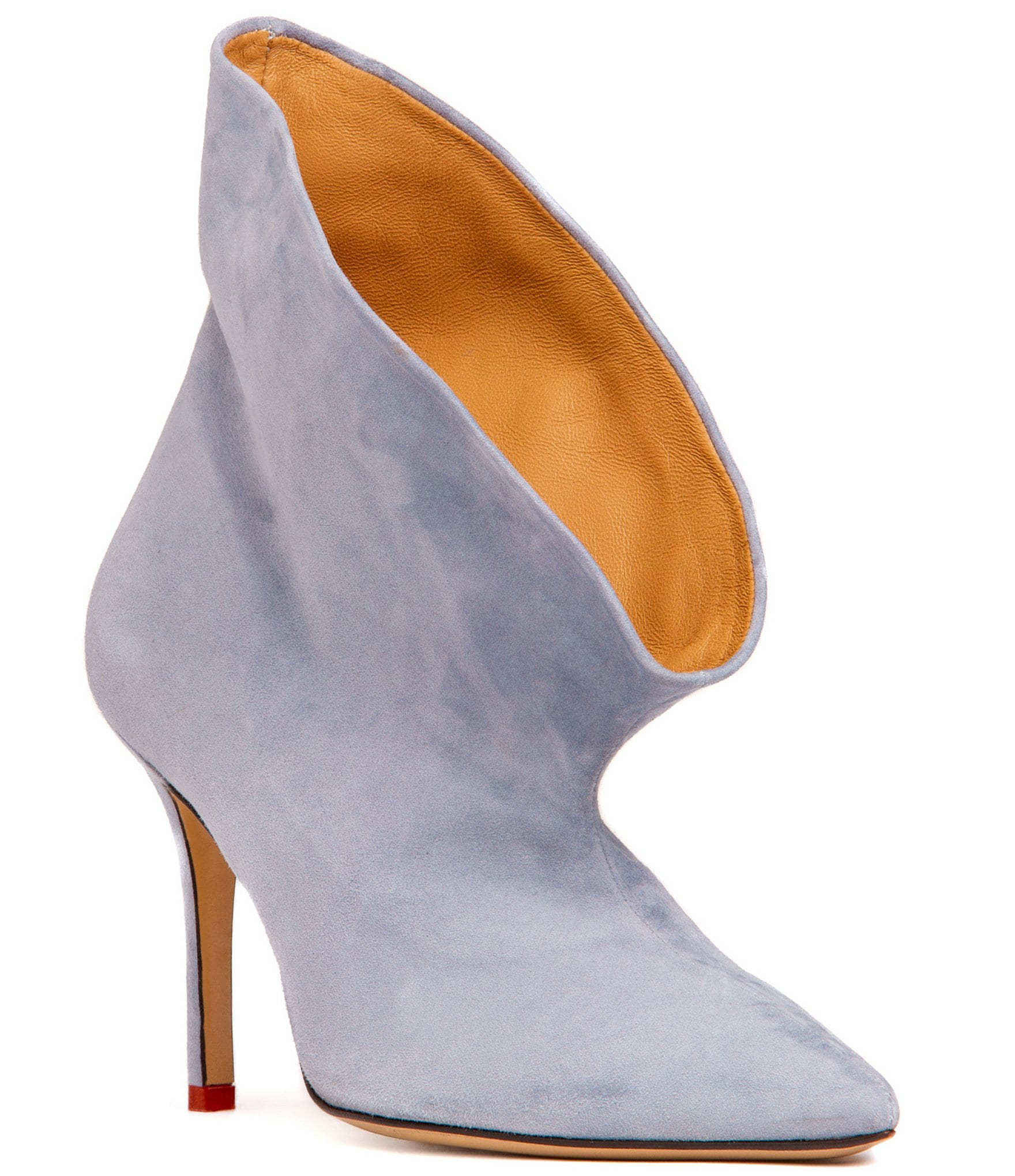 Suede sales stiletto booties