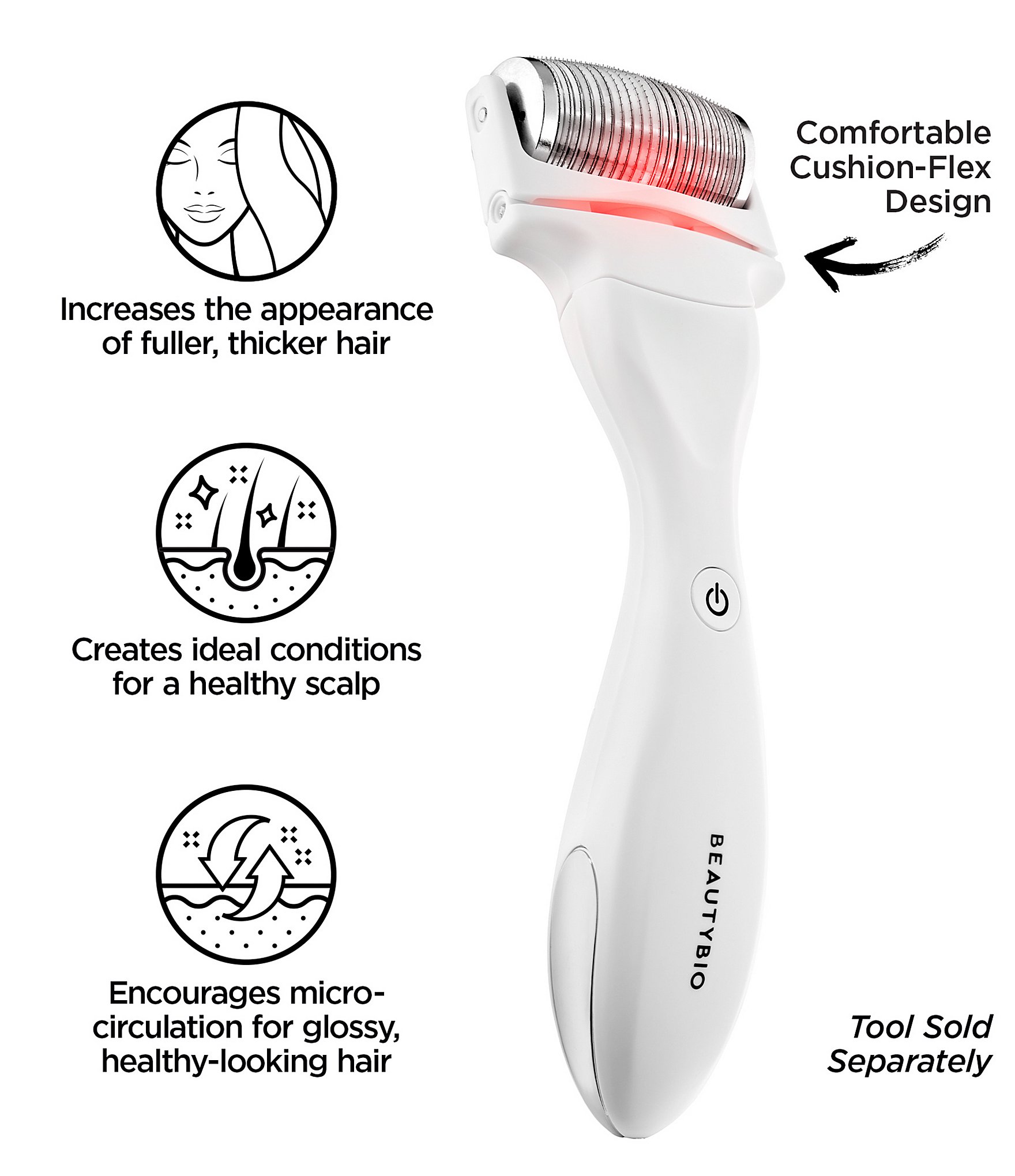 BeautyBio GloPRO SCALP Microtip Attachment Head