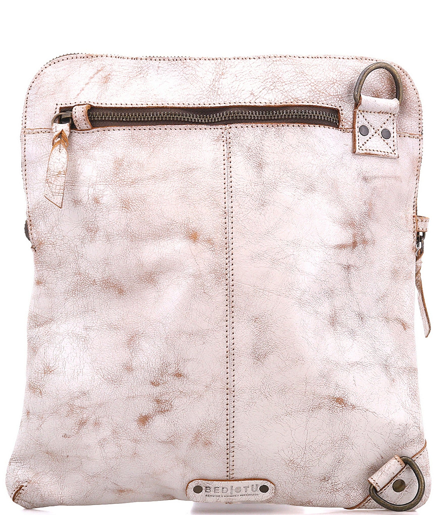 Bed Stu Aiken Large Zip Distressed Crossbody Bag