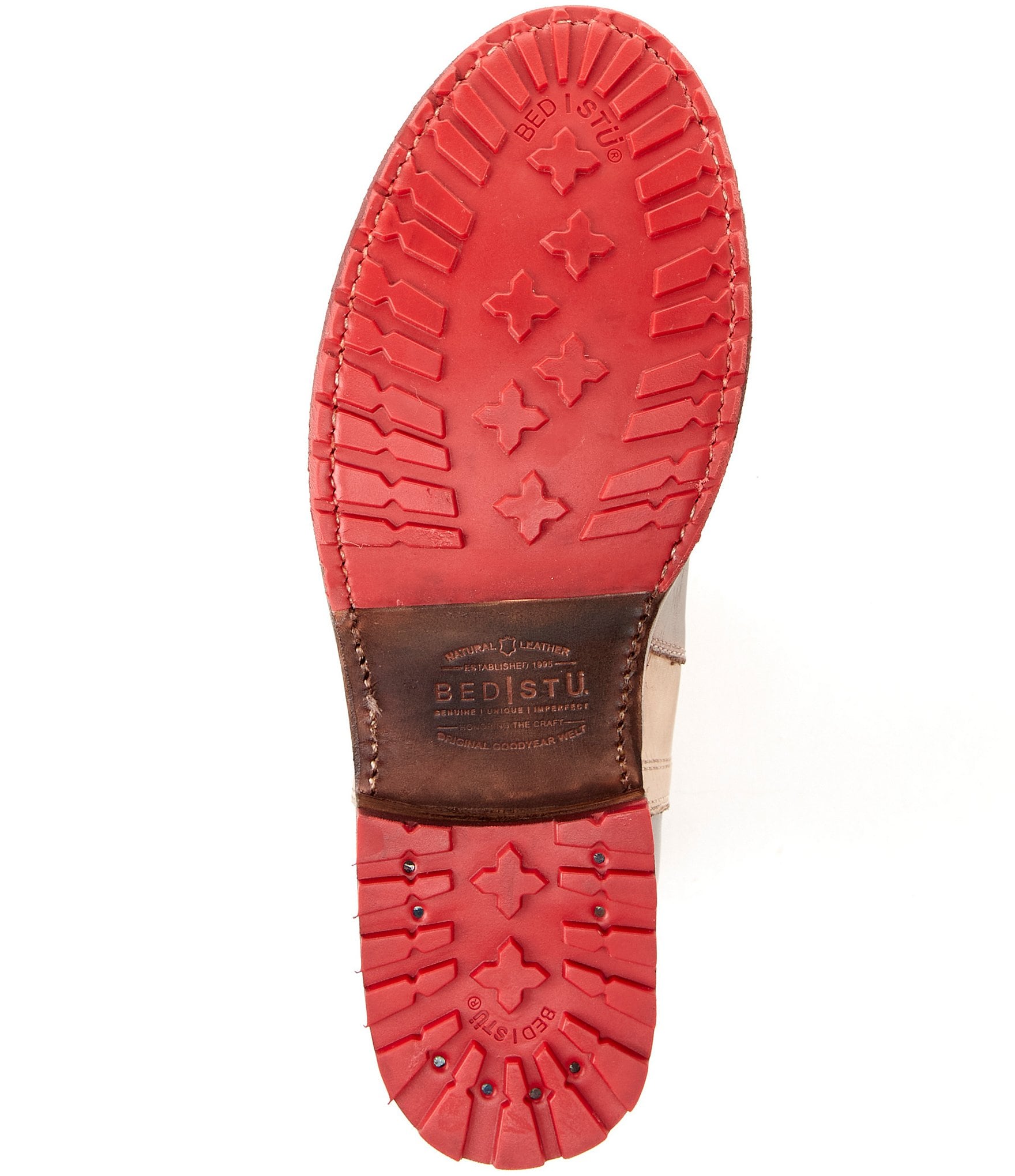 Bed Stu Ethic Leather Double Gore Chelsea Booties