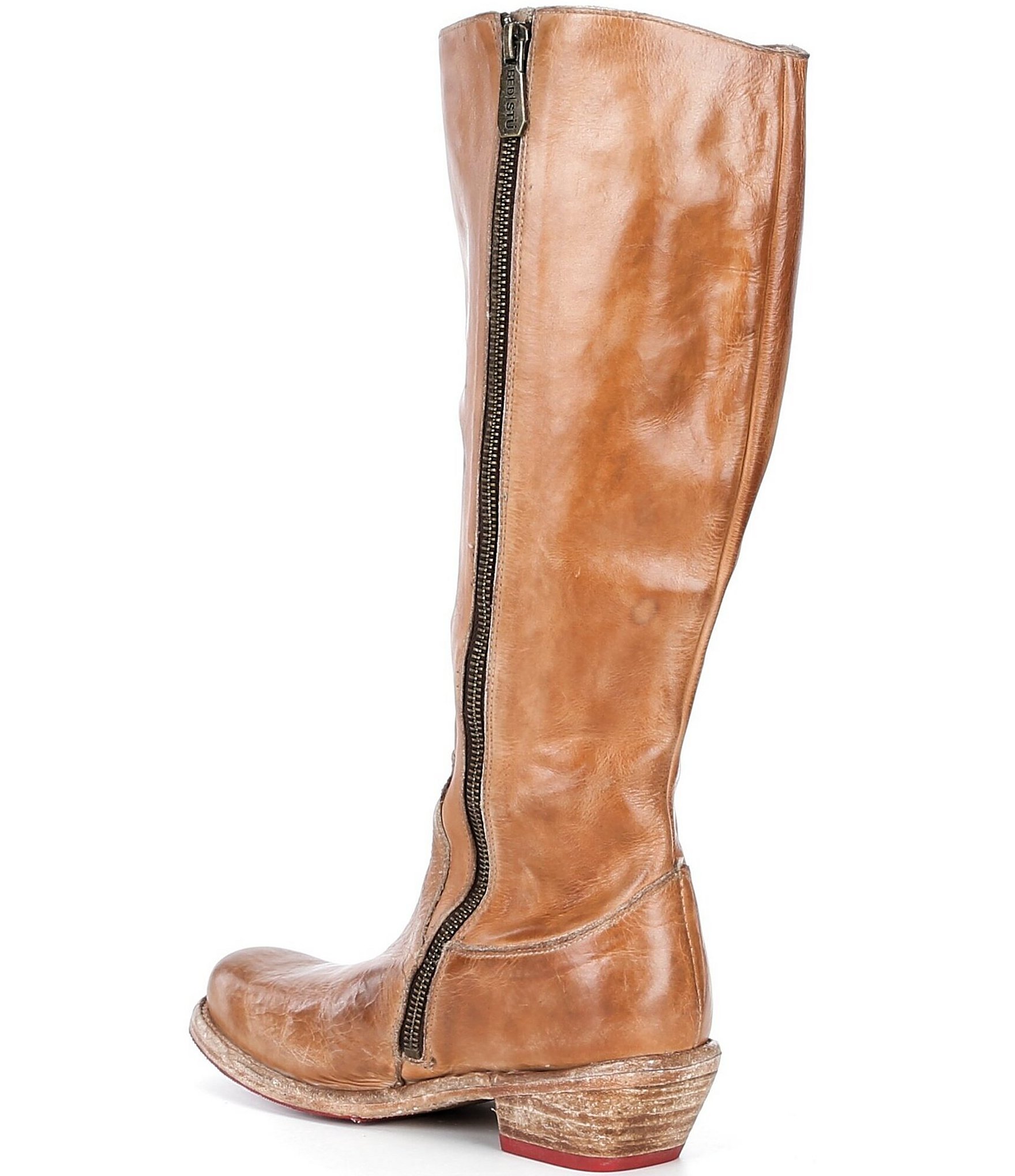 Bed Stu Humble Distressed Leather Tall Boots