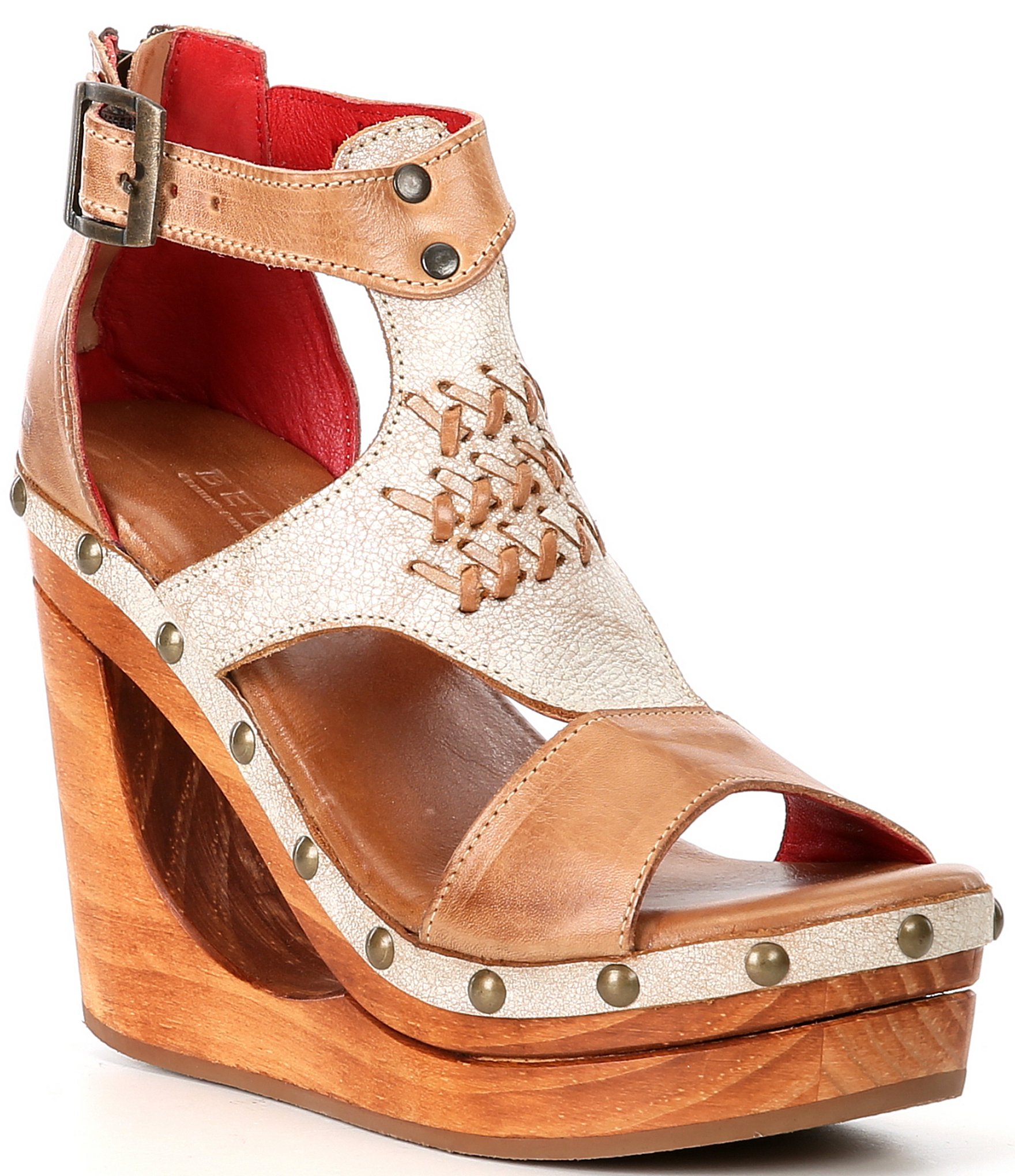 Sofft Leather Gladiator Wedge Sandal - Gaige - QVC.com