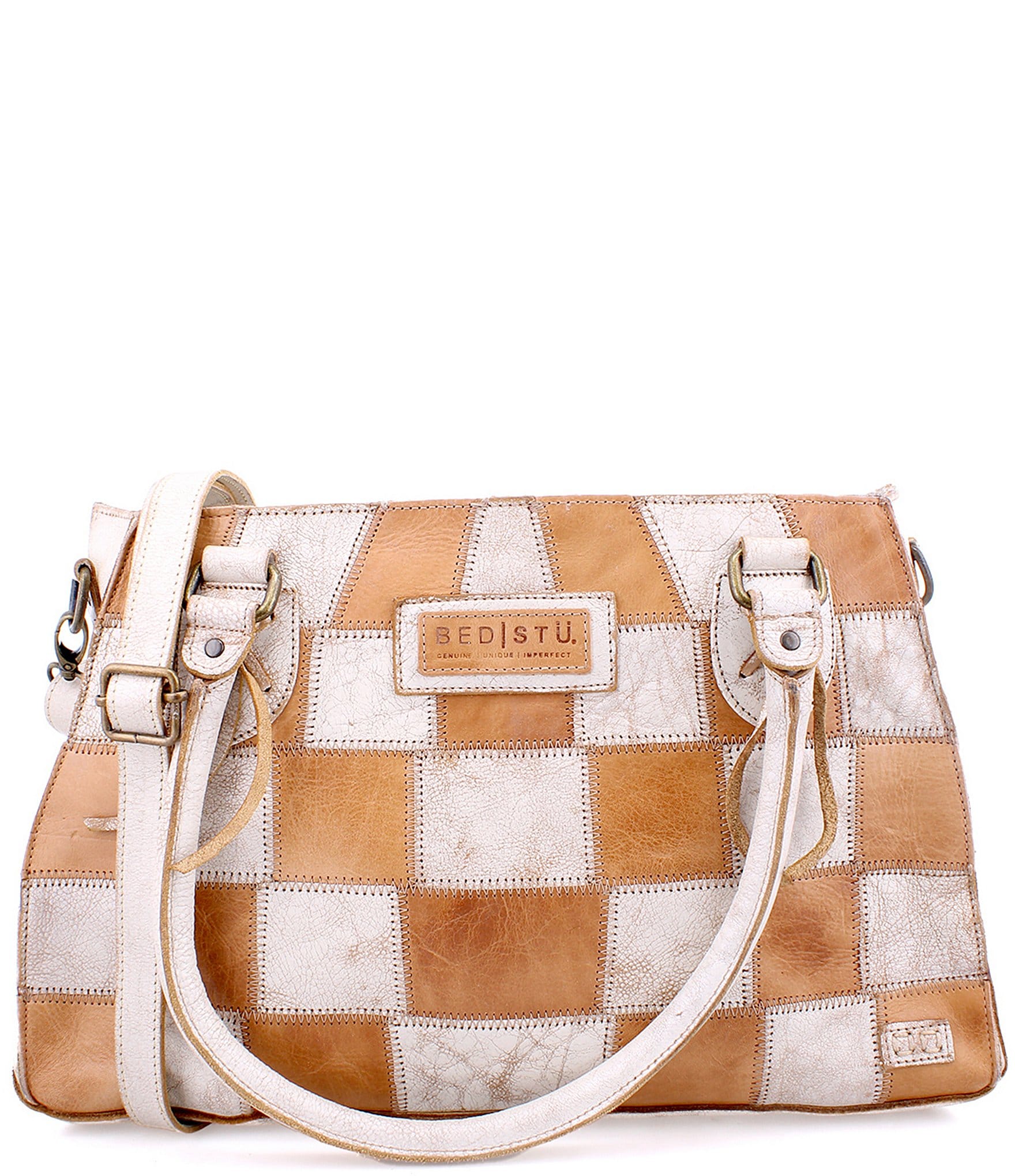 Bed Stu Rockababy Checkered Satchel Bag