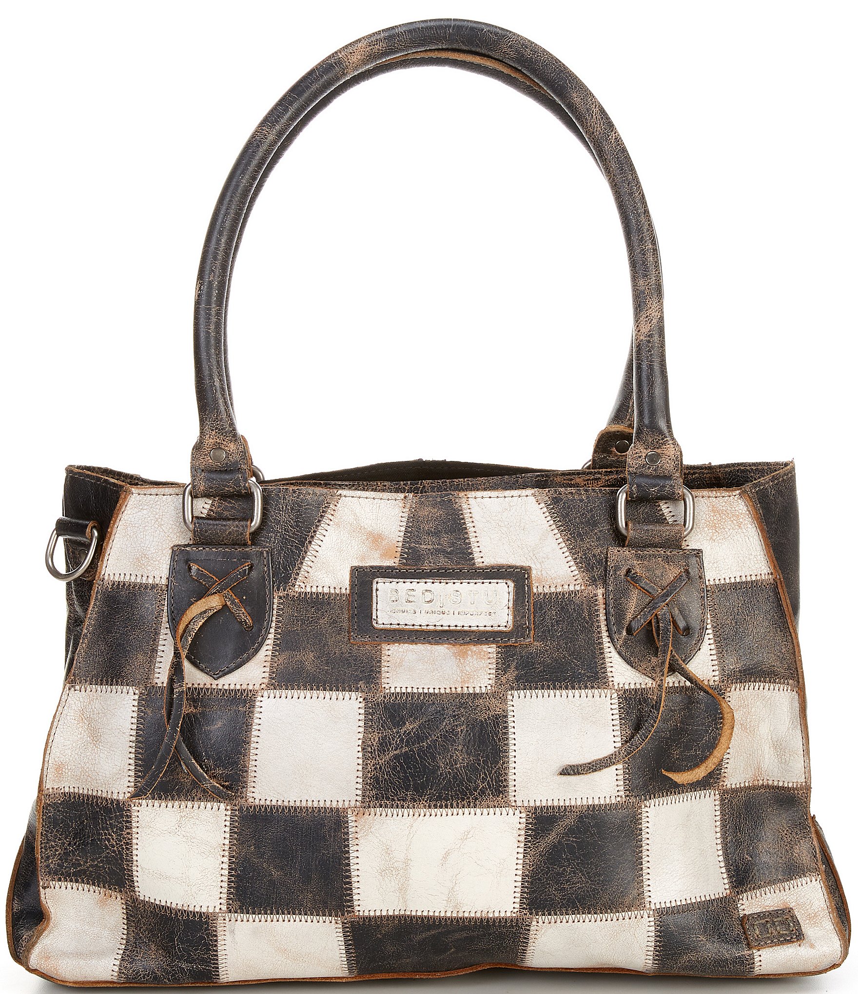 Bed Stu Rockababy Checkered Satchel Bag