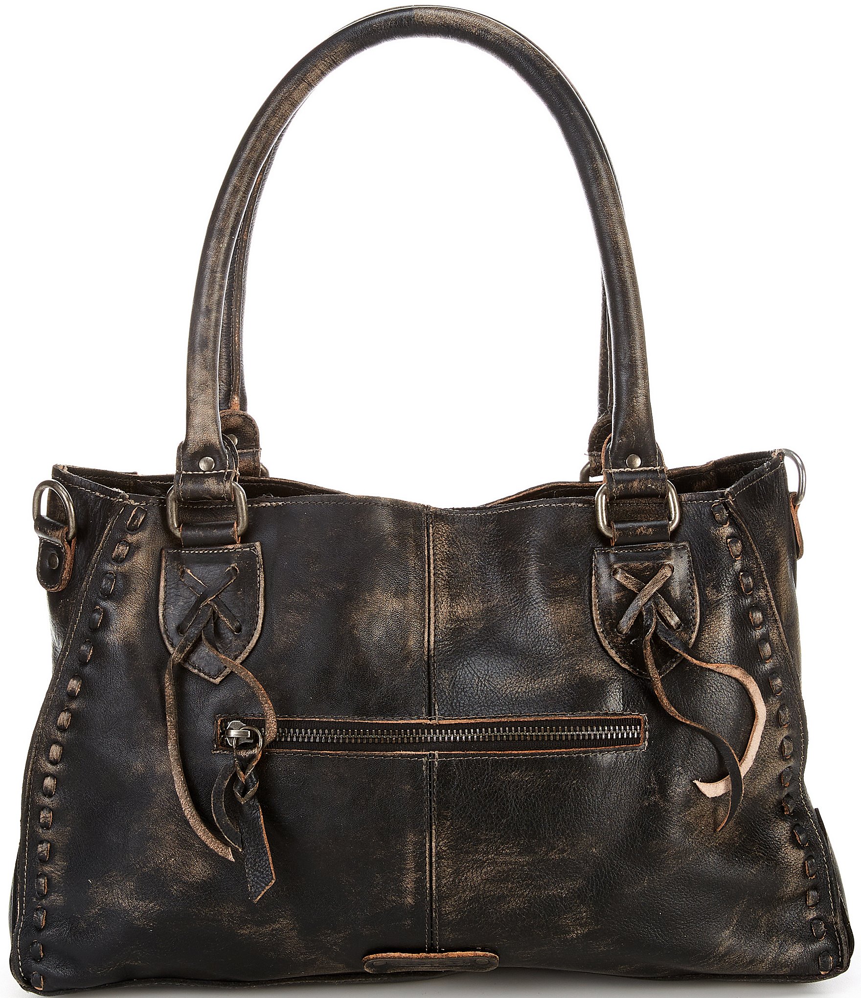 Bed Stu Rockababy Hand Washed Leather Satchel Bag