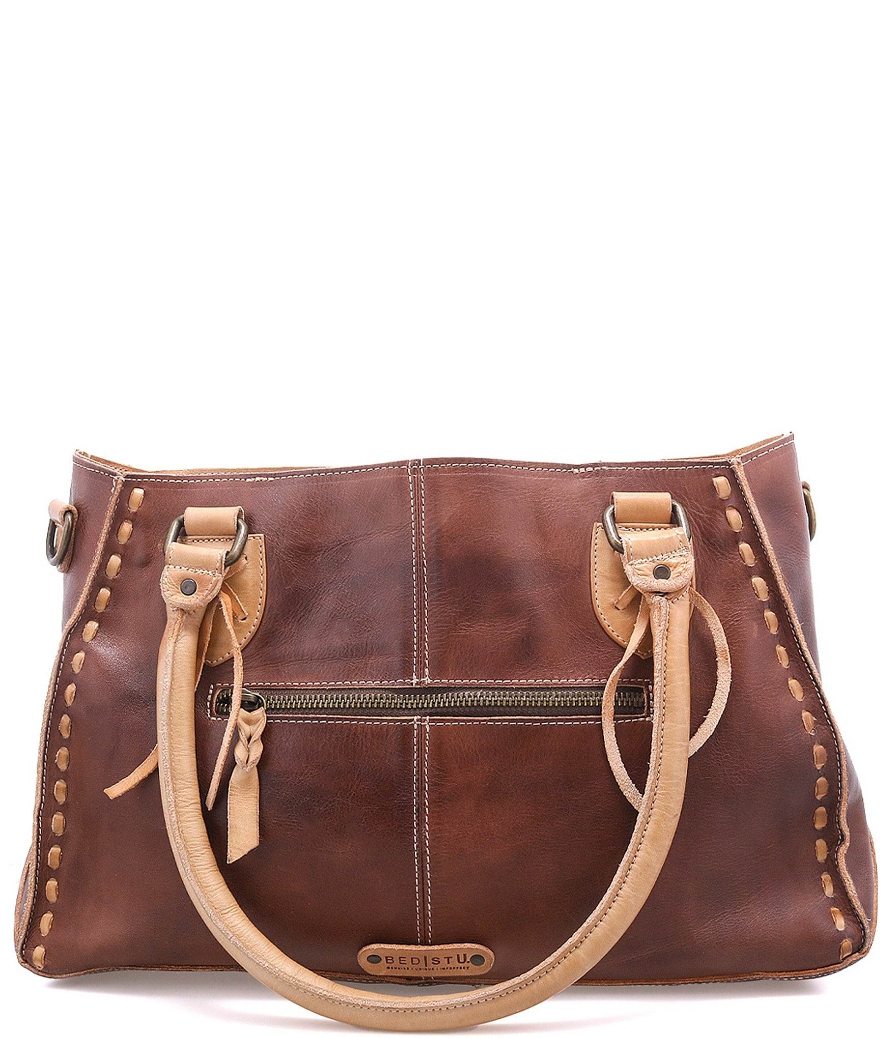 Bed Stu Rockababy Leather Slouchy Satchel Bag