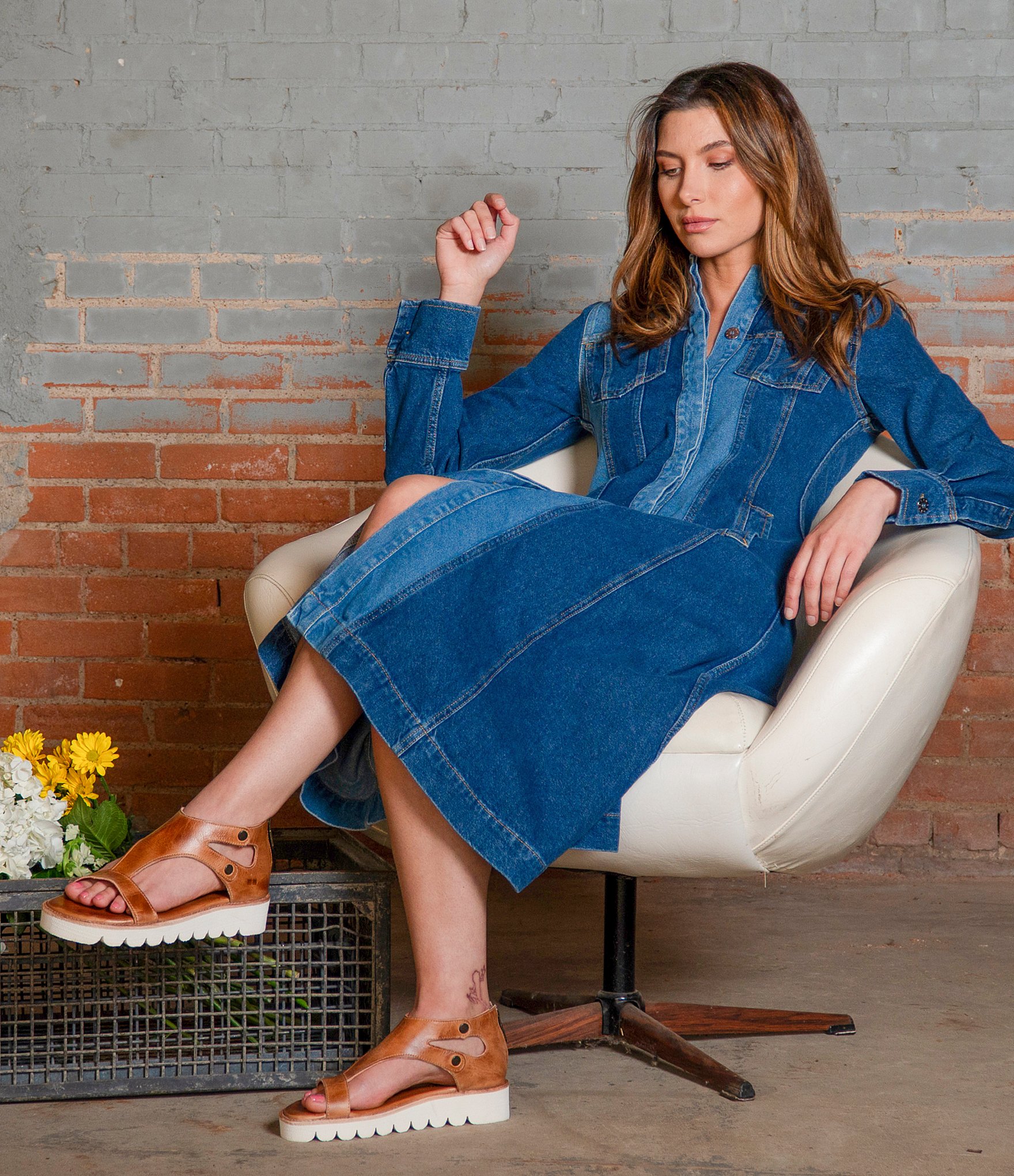 Bed Stu Soni II Leather Platform Sandals