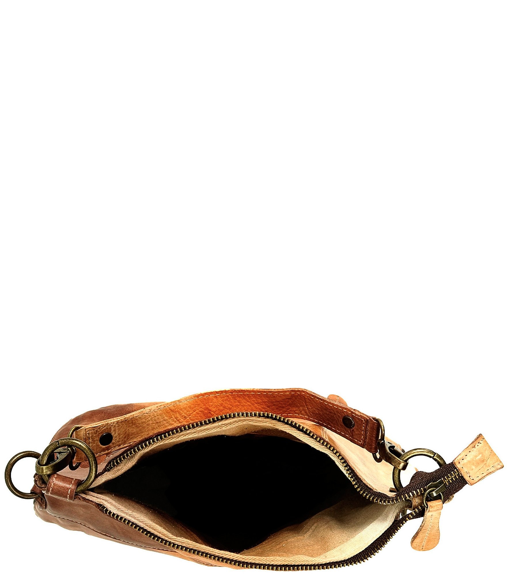 Bed Stu Tahiti Hobo Shaped Crossbody Leather Bag