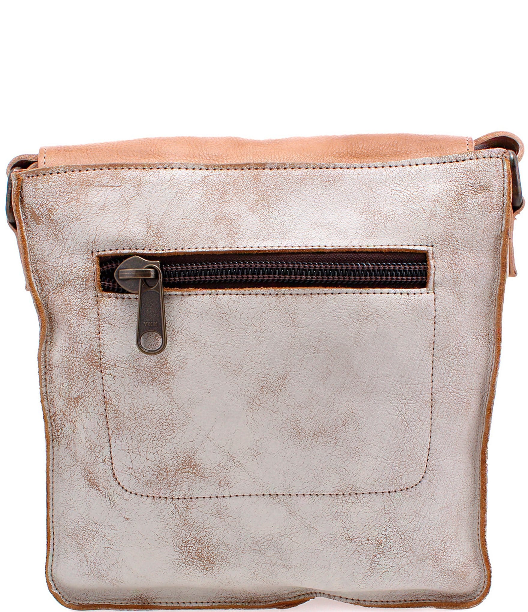 Bed Stu Venice Beach Buckle Weathered Rustic Leather Crossbody Bag