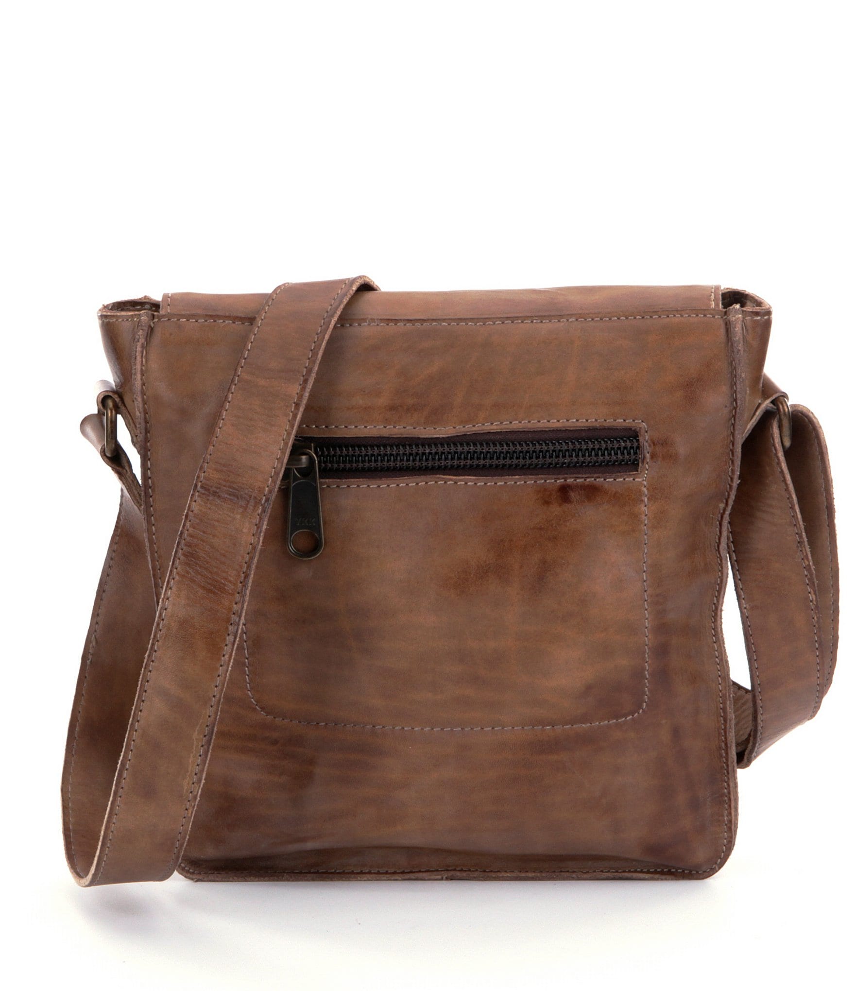 Bed Stu Venice Beach Buckle Weathered Leather Crossbody Bag