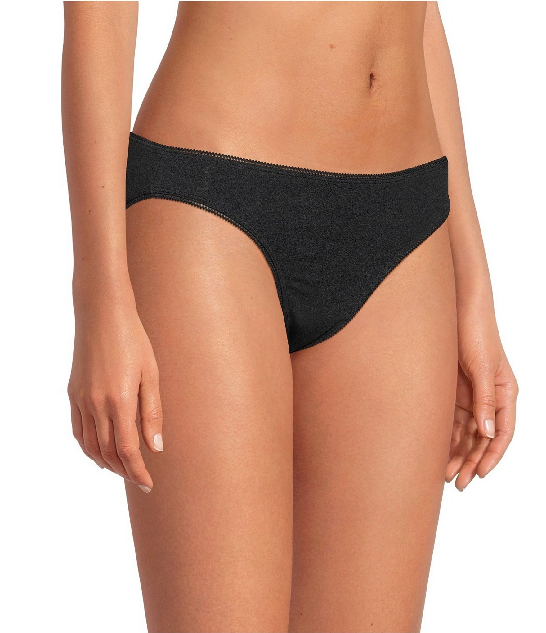 BedHead Knit Lace Trim Bikini Panty 3-Pack