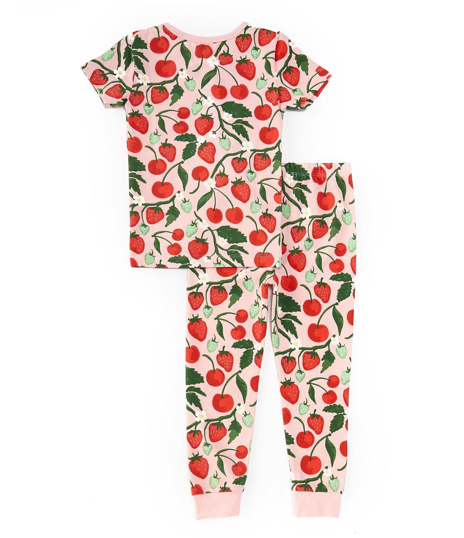 BedHead Pajamas Little/Big Girls 2T-12 Family Matching Berry Bliss Two-Piece Pajamas Set