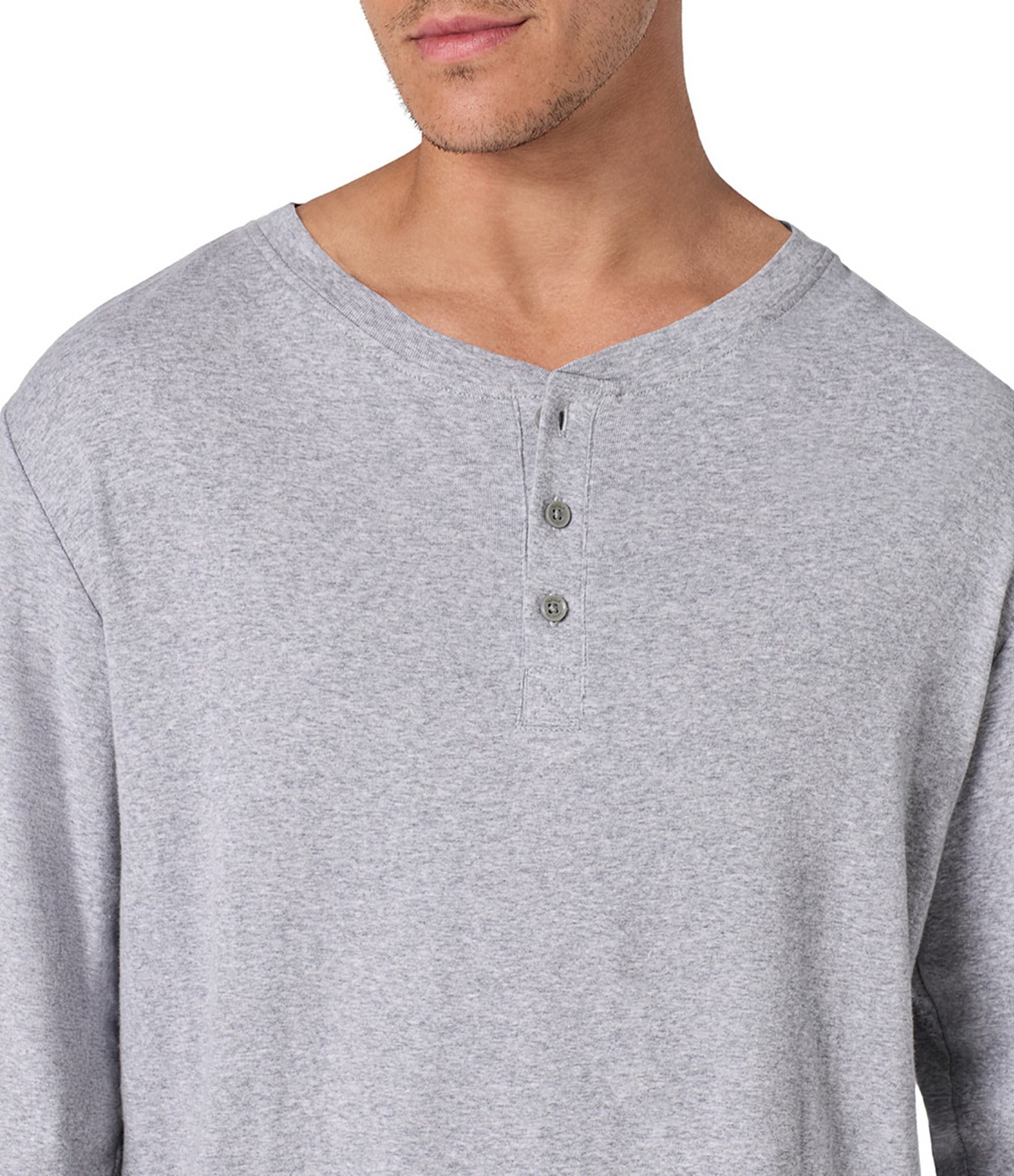 BedHead Run NYC Run Men's Long Sleeve Henley Pajama Set