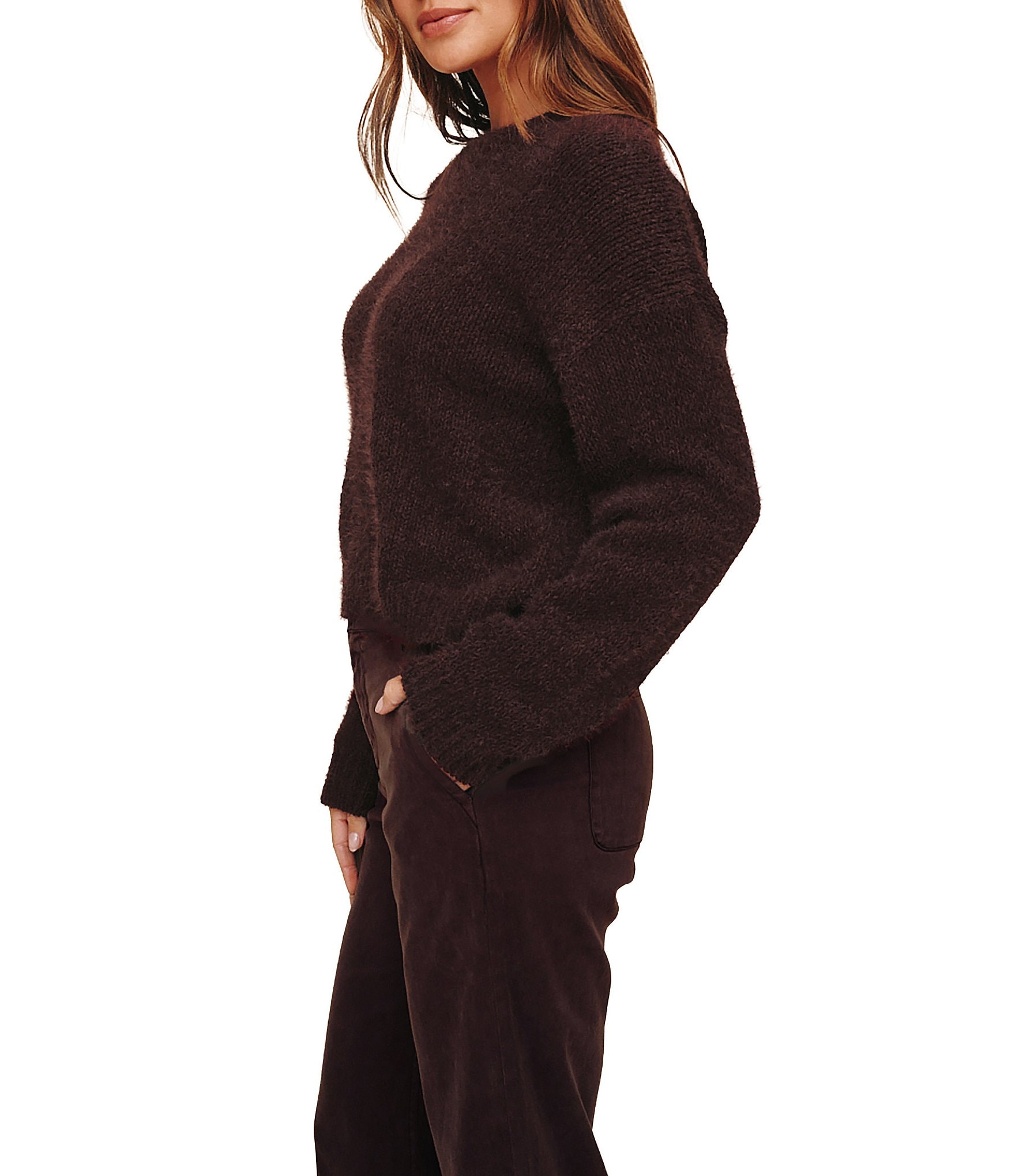 Bella Dahl Drop Shoulder Long Sleeve Sweater