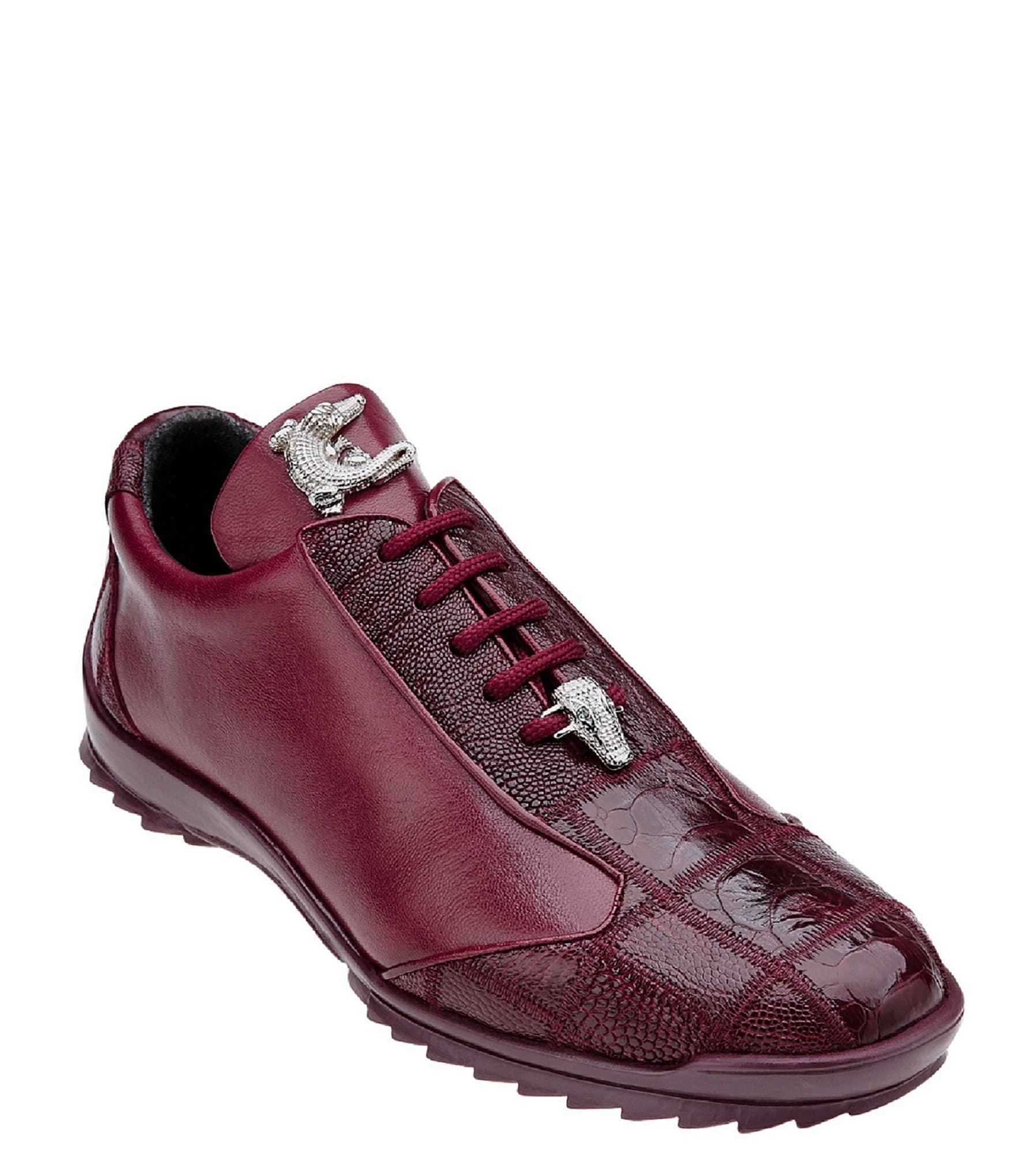 black and burgundy dress shoes