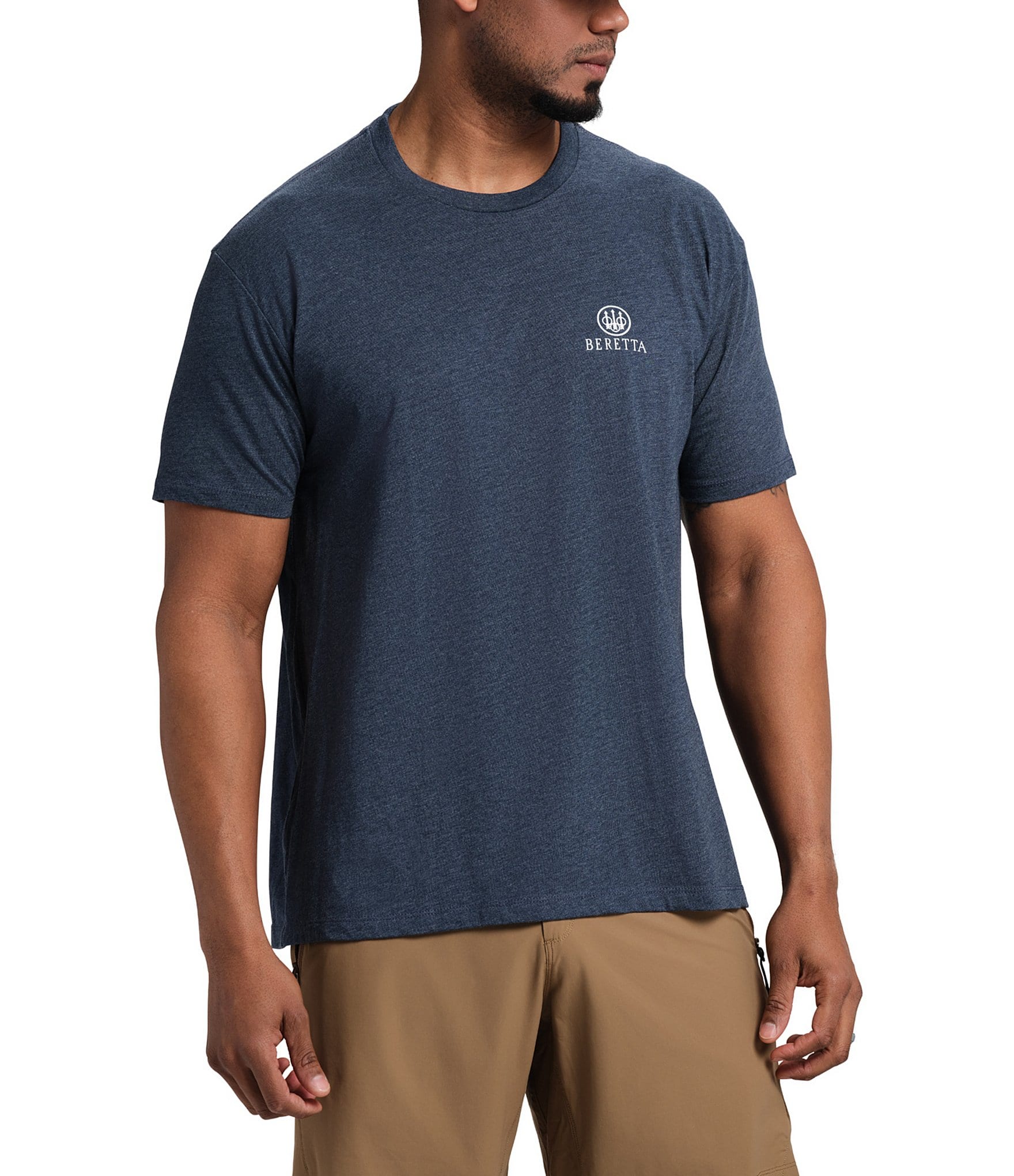 Beretta Trident Logo Short Sleeve Graphic Relaxed Fit T-Shirt