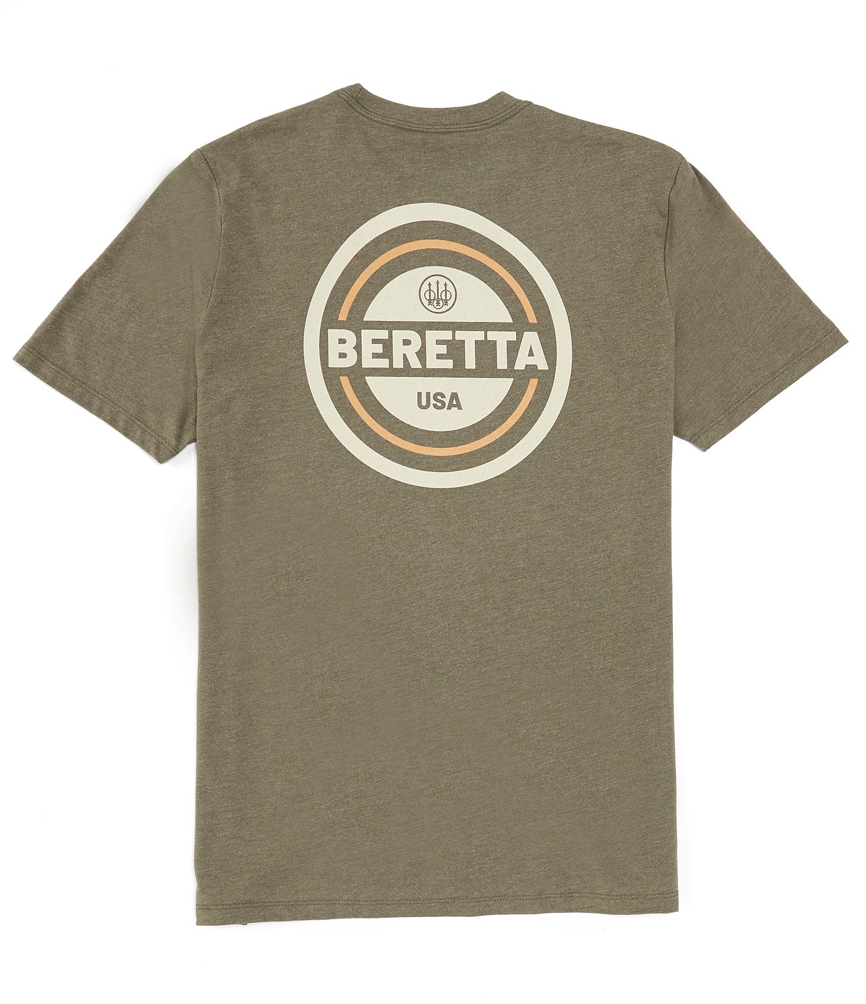 Beretta Trident Logo Short Sleeve Graphic Relaxed Fit T-Shirt