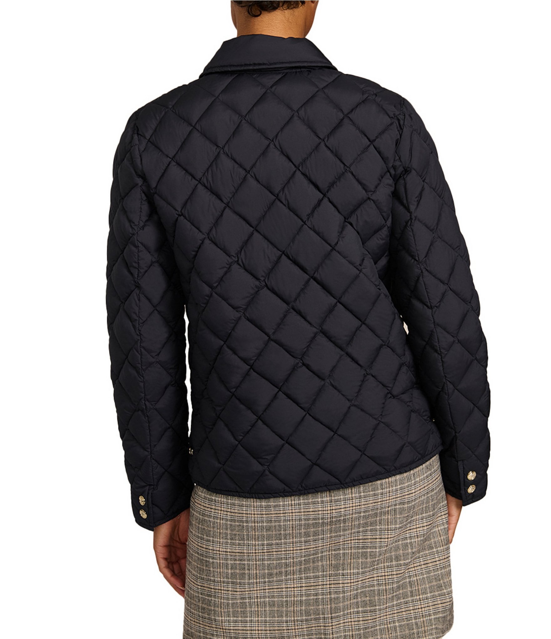 Bernardo Ladies Quilted Liner Snap Front Jacket