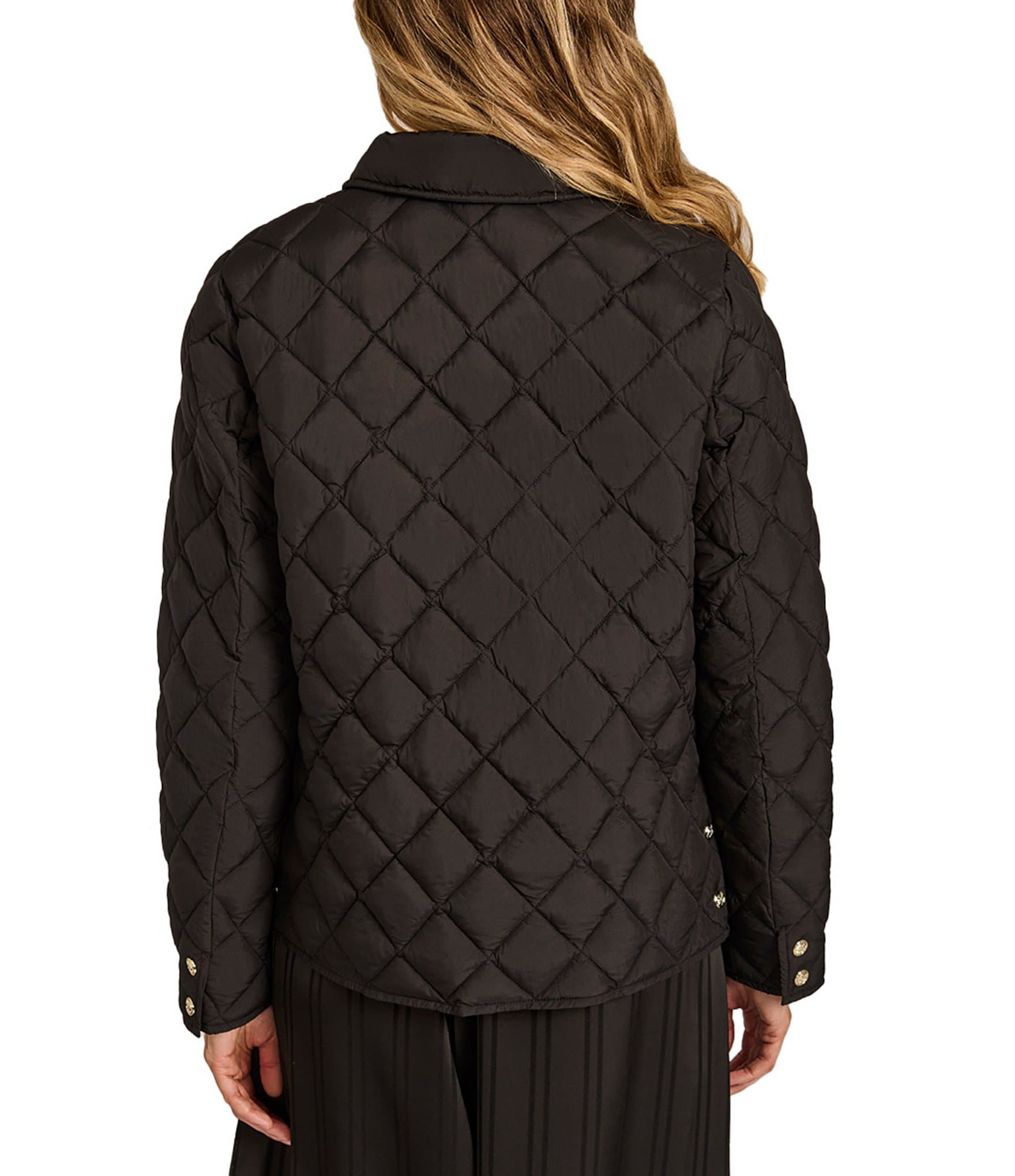 Bernardo Ladies Quilted Liner Snap Front Jacket