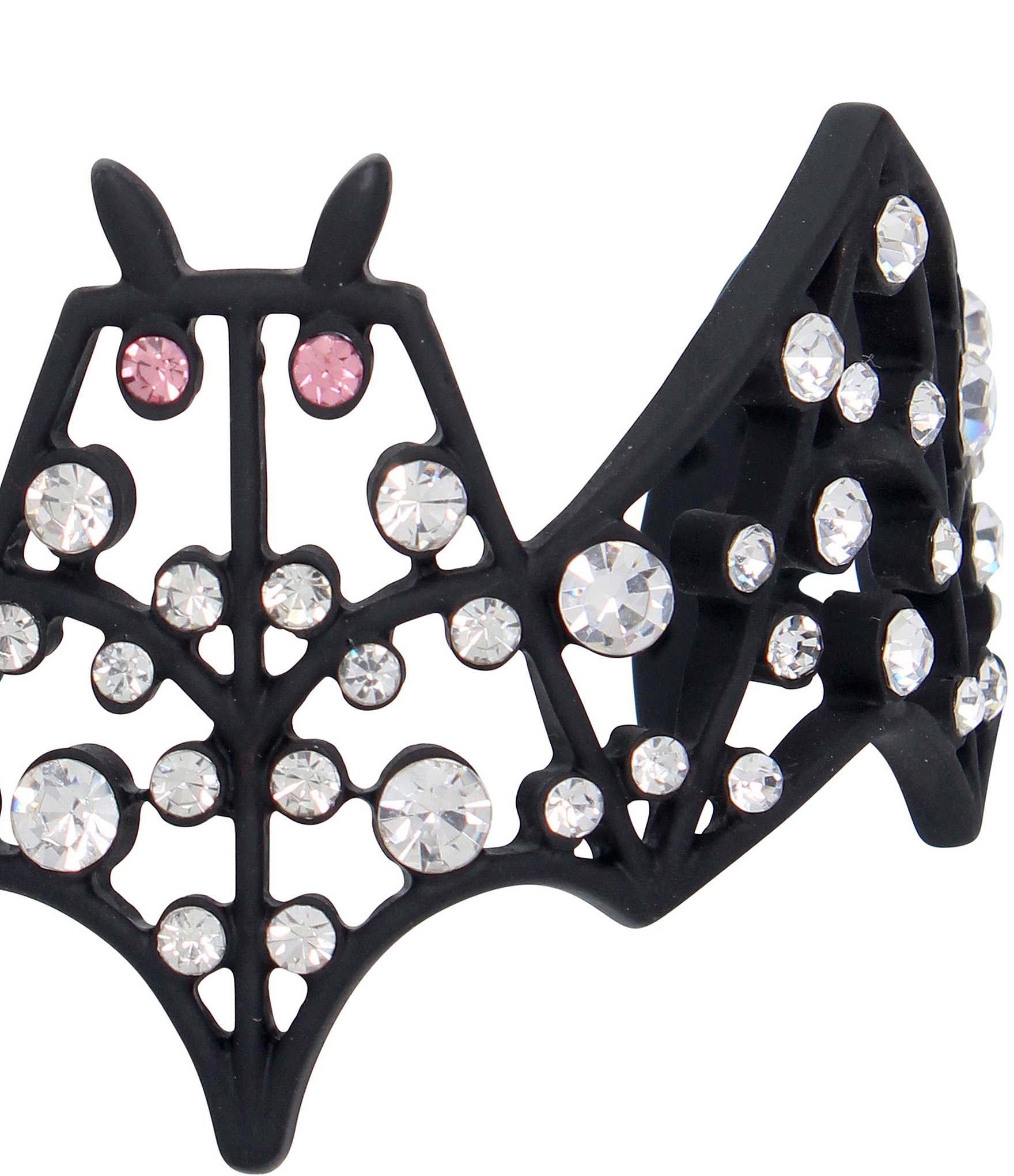 Betsey Johnson Bat Crystal Cuff Bracelet