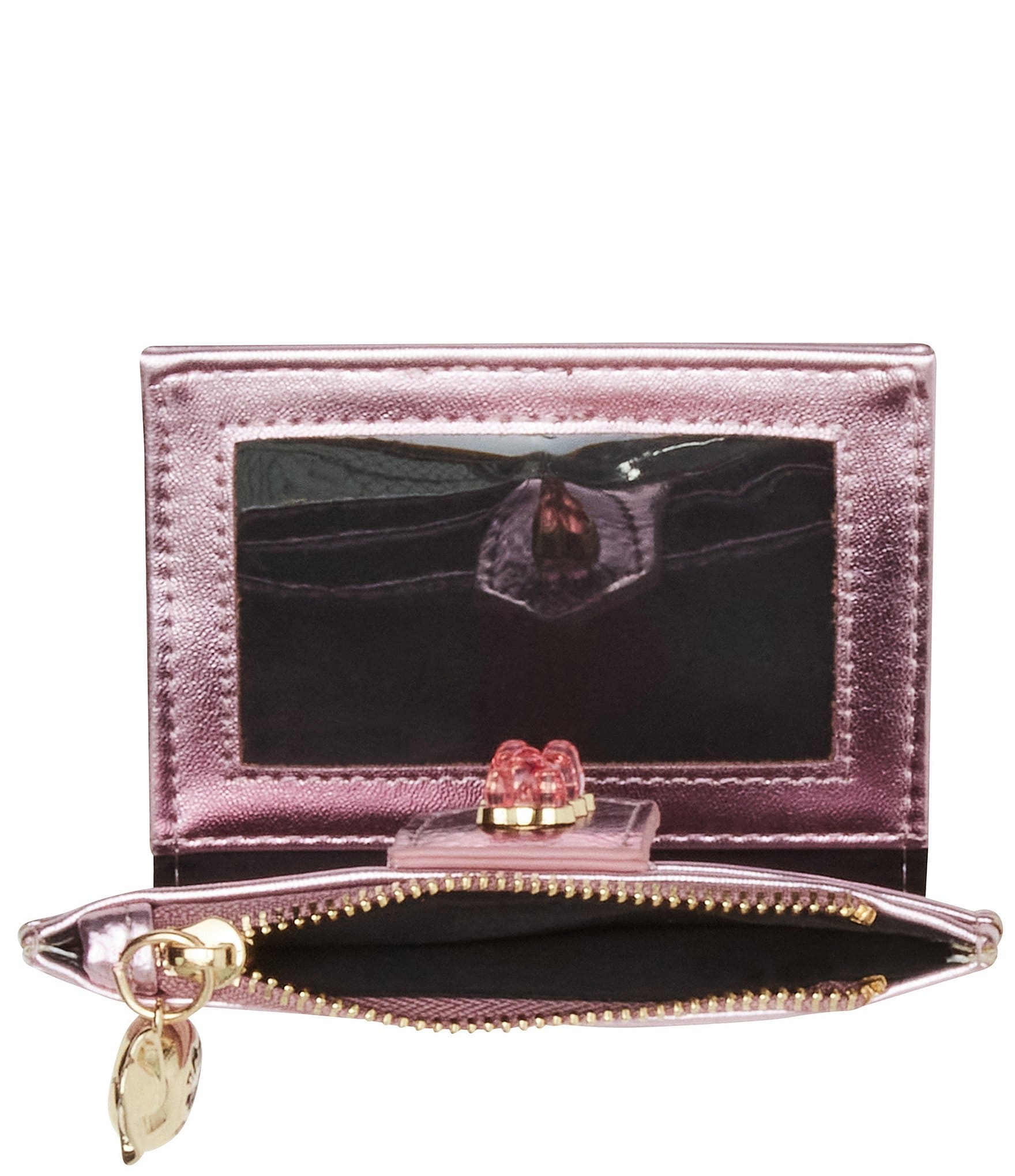 Betsey Johnson Metallic Candy Bifold Wallet