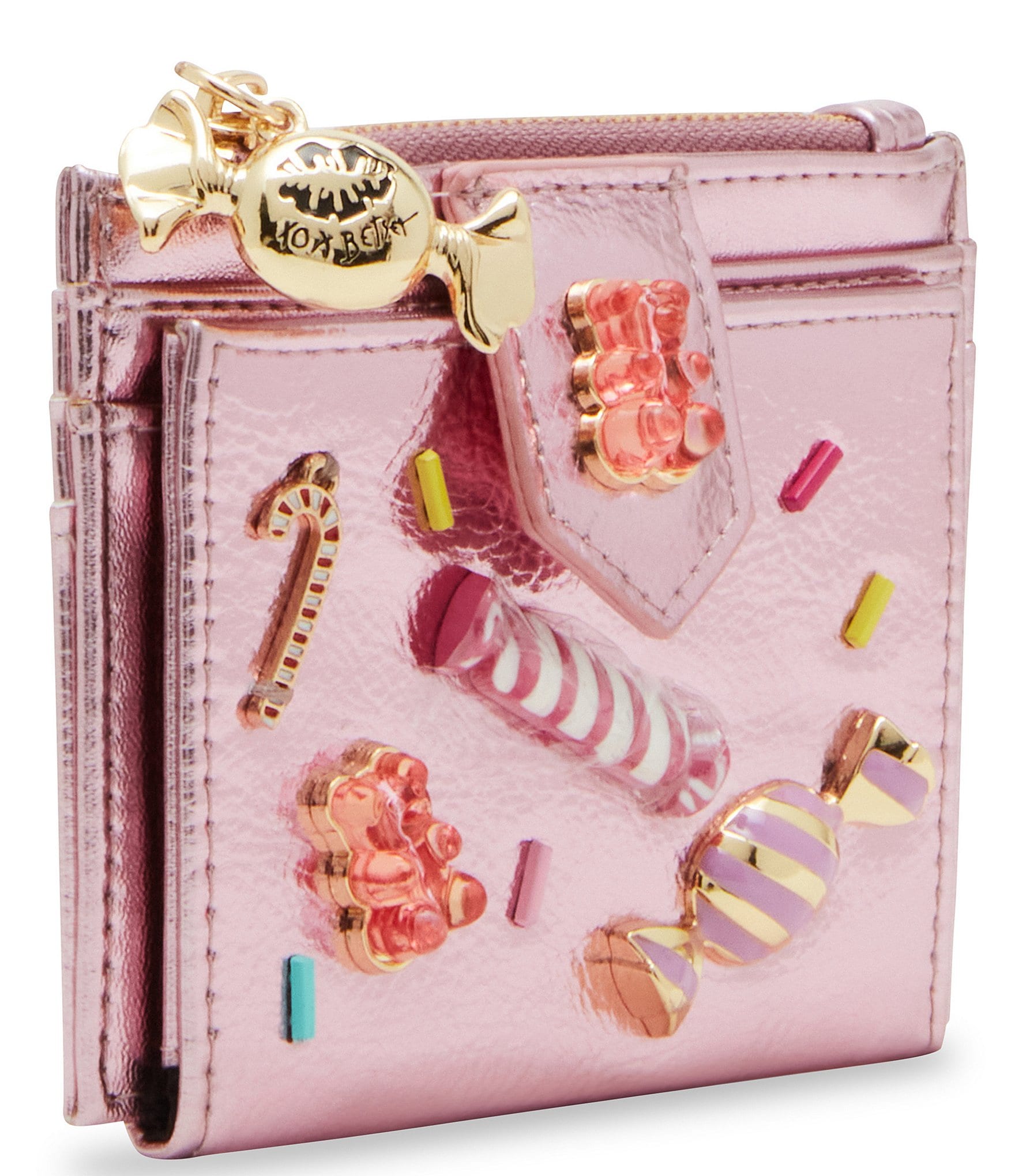 Betsey Johnson Metallic Candy Bifold Wallet
