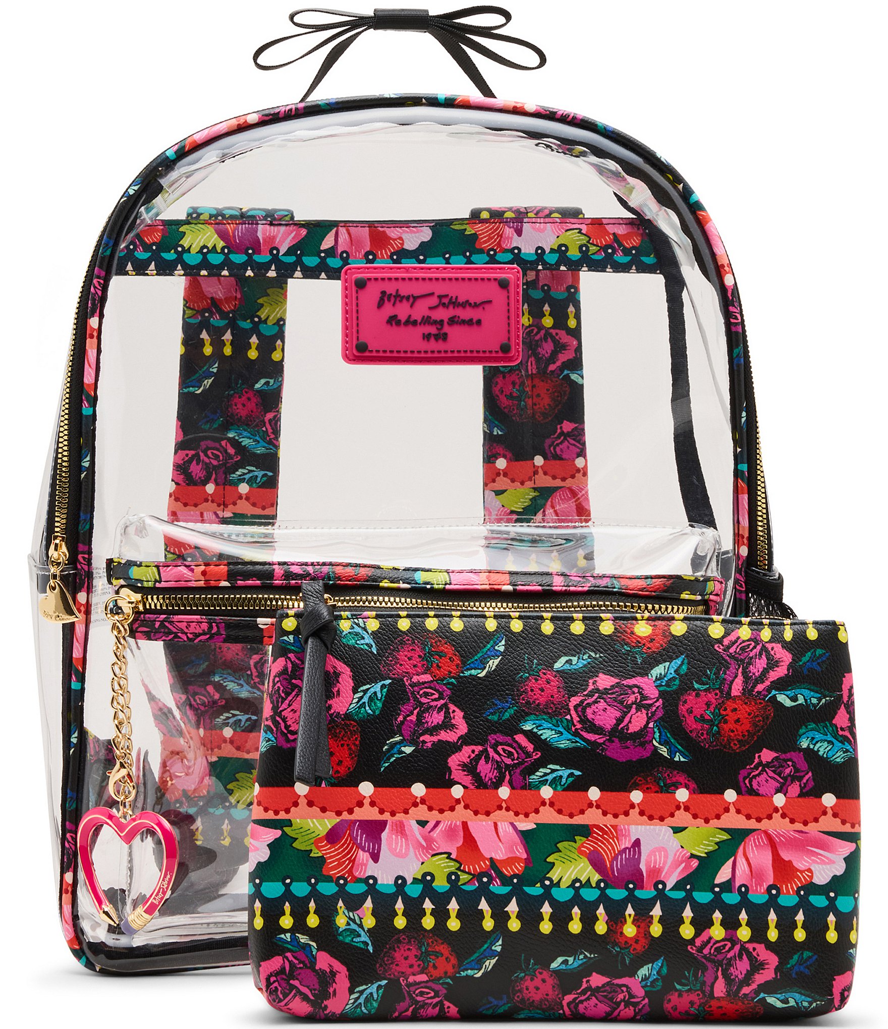 Betsey Johnson clear backpack Betsy Johnson Clear Bag/Backpack | Mercari main image 4