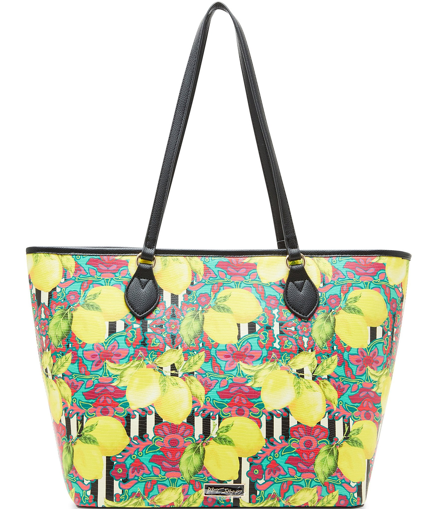 Betsey Johnson Fresh N Fruity Print With Necklace Tote Bag