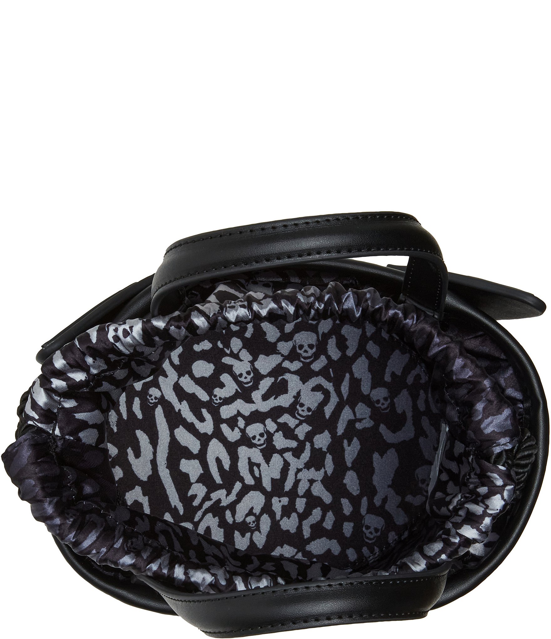 Betsey Johnson Gimmie Candy Black Cat Bucket Bag